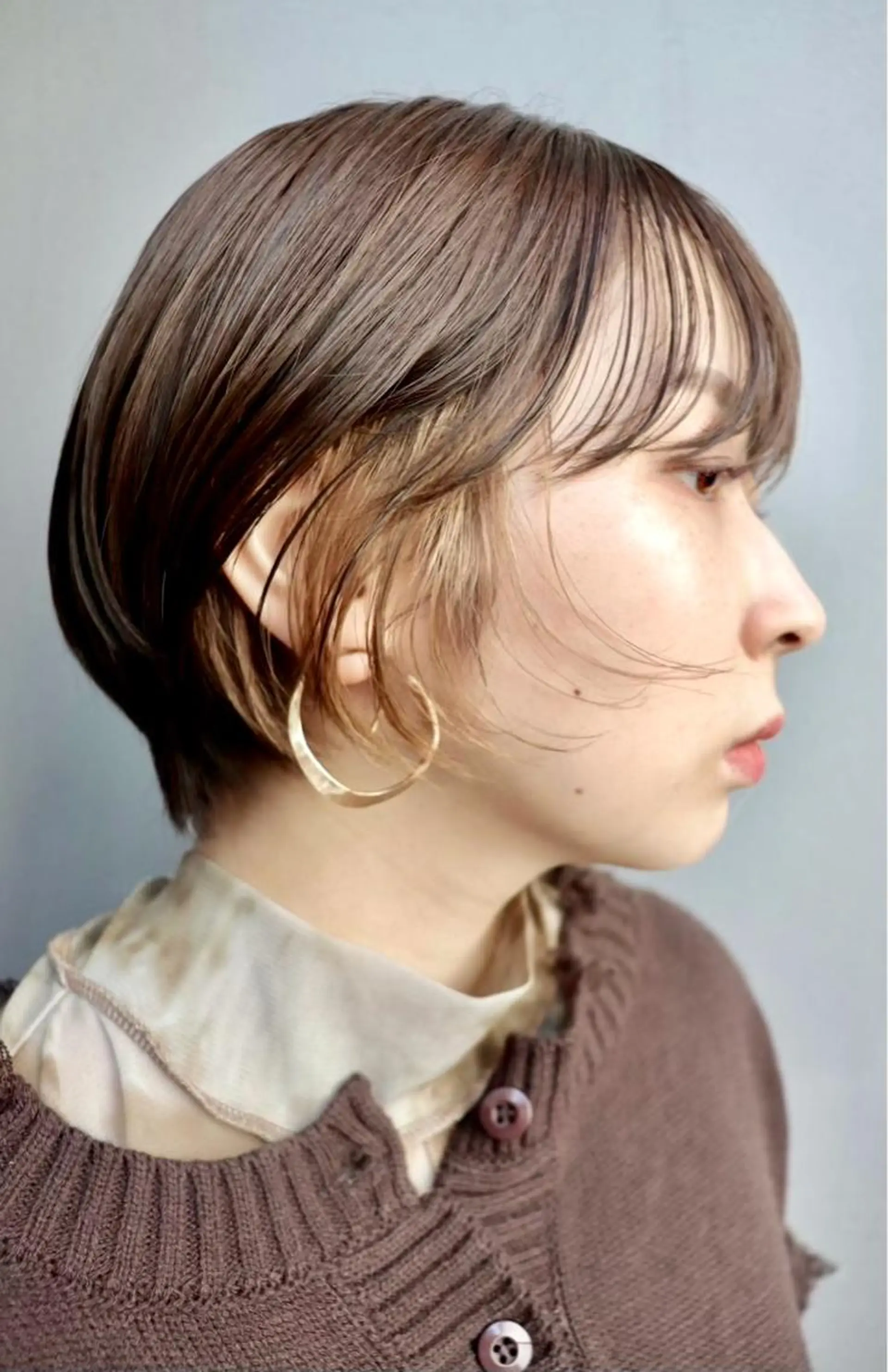 ショート カラー ベージュカラー カラー/レイヤー/ 髪質改善/PAAQのヘアスタイル