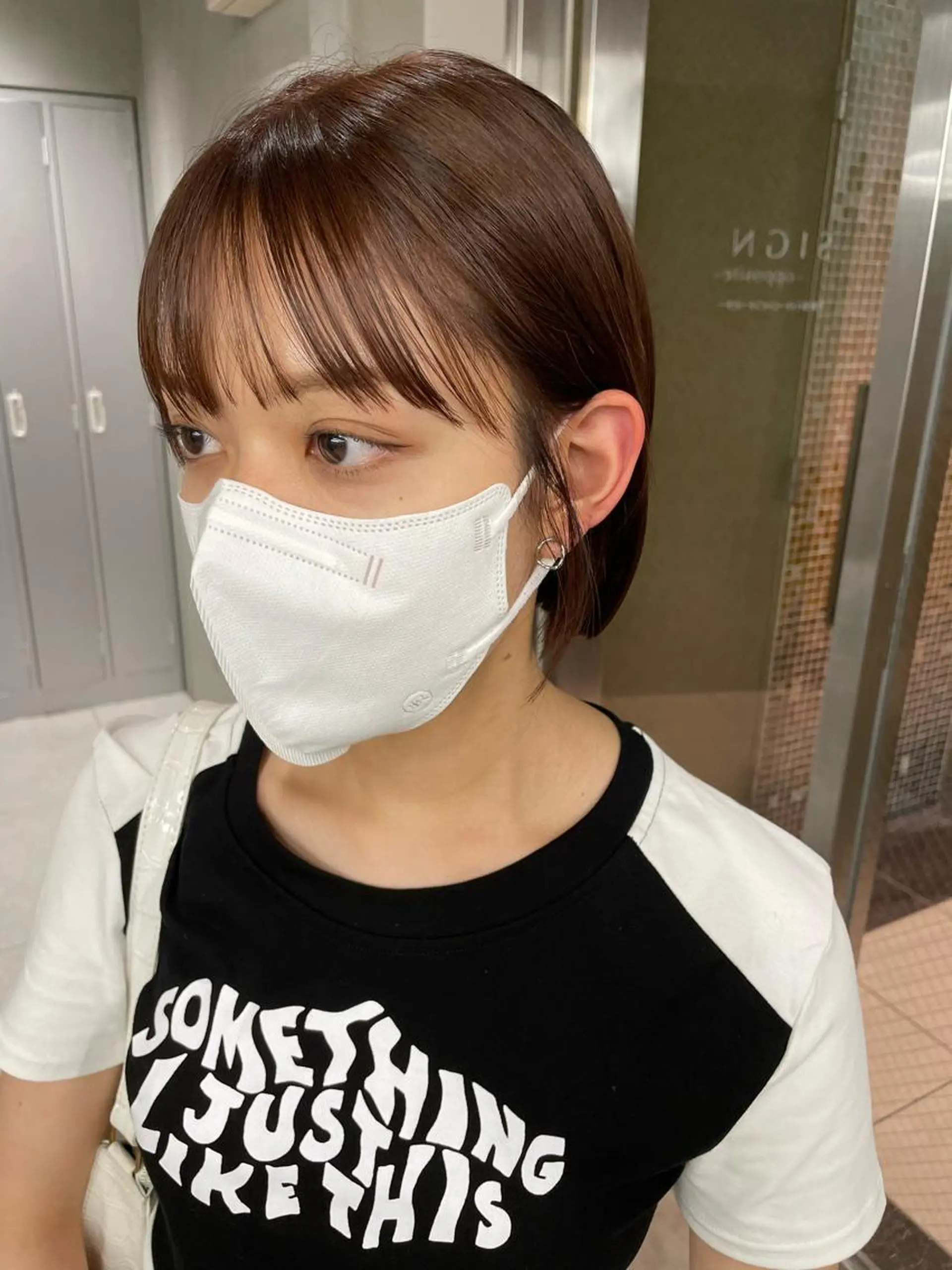 ショート ボブ SIGN店長中村 レイヤーカット募集のヘアスタイル