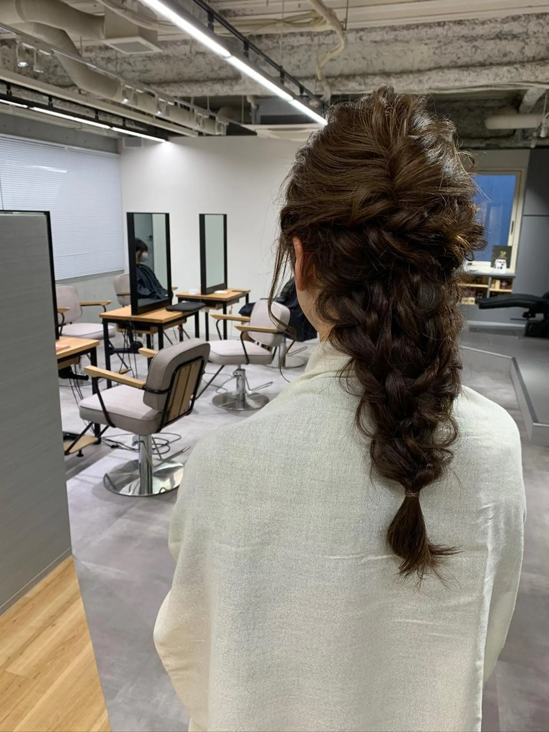 ロング ヘアアレンジ ヘアセット 韓国風ツヤ髪サロン ⭐️髪質改善ルーチェのヘアスタイル