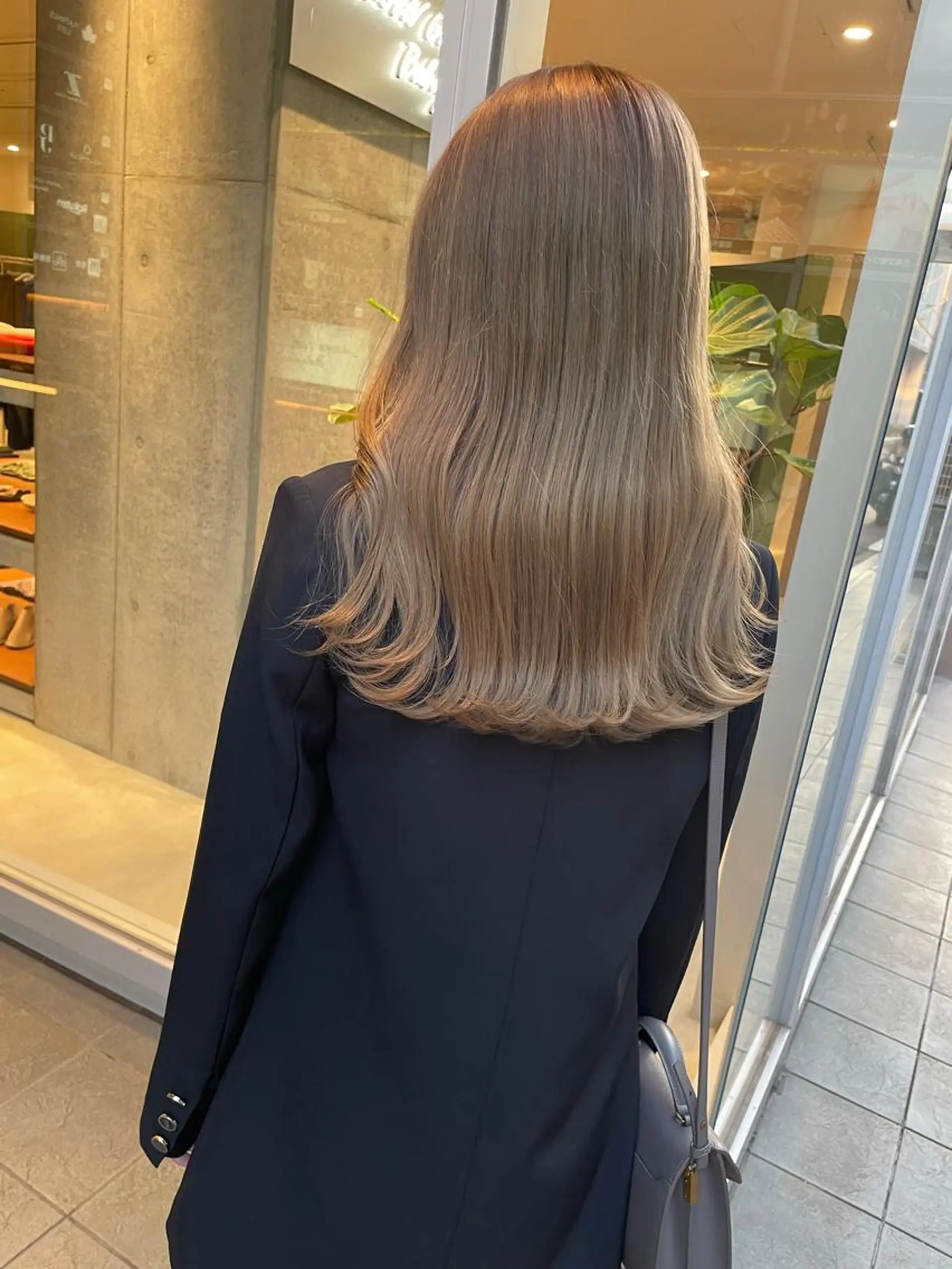 ロング カラー カット ヘアカラー トリートメント 髪質改善will hairdesignのヘアスタイル