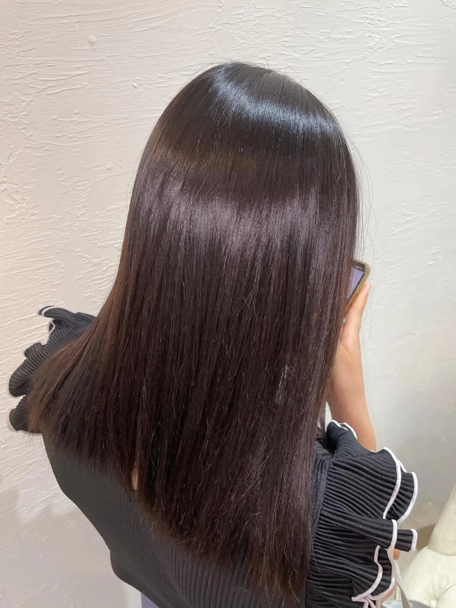 ロング 縮毛矯正 Ansur mimi所属・堀口 鈴花のヘアスタイル