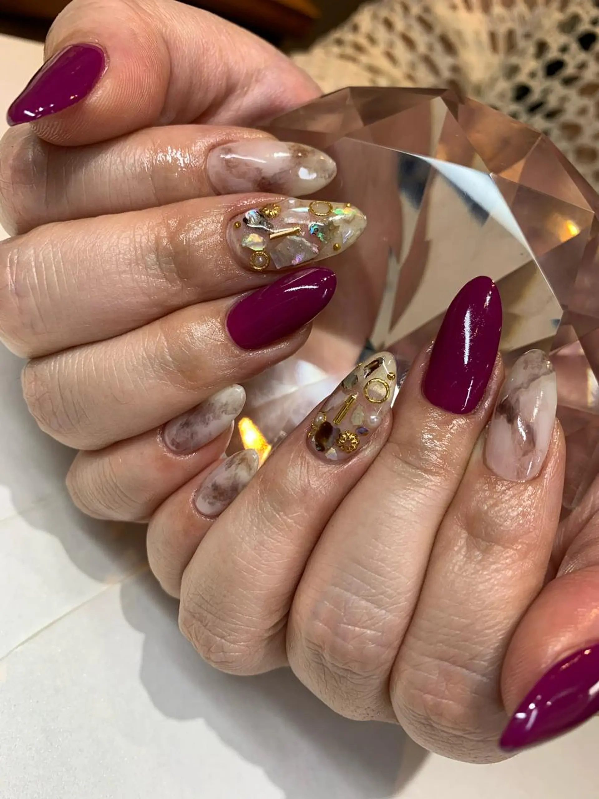 ネイル ハンドネイル glow_ nailのネイルデザイン