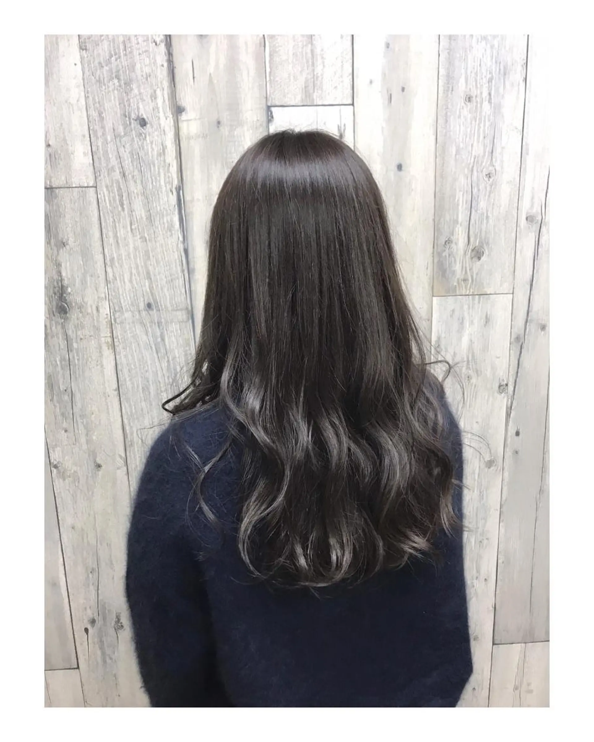 セミロング カラー パーマ ヘアアレンジ メンズ キッズ グレージュ ラベンダーカラー Forest. -髪質改善-のヘアスタイル