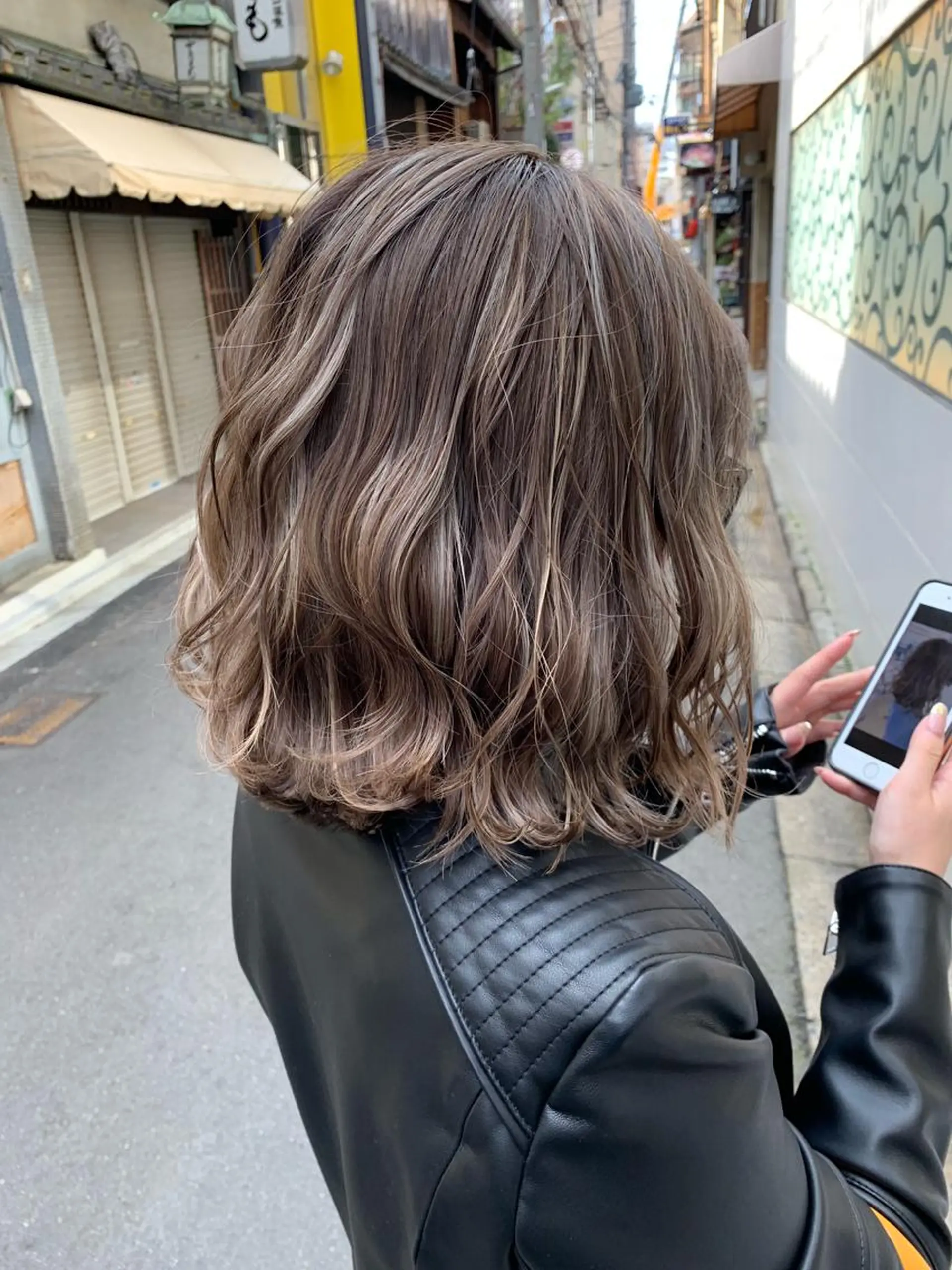 ミディアム カラー Reb_keiji 👑小倉圭司のヘアスタイル