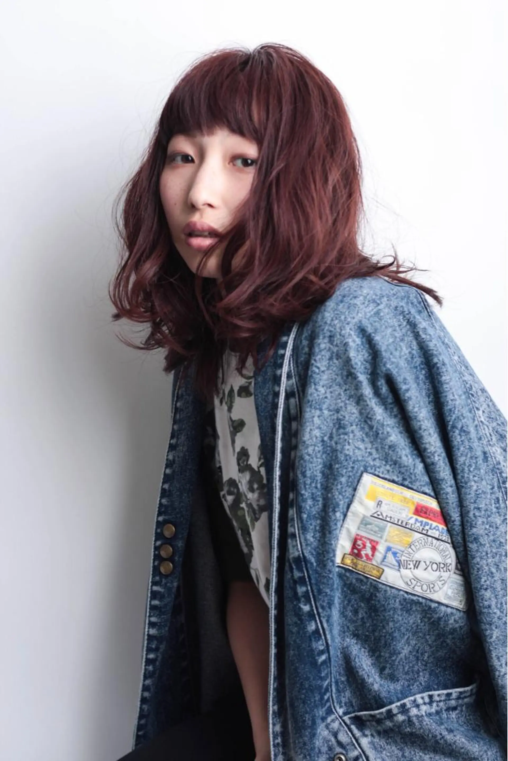 ミディアム カラー RESBORN所属・長岡 大偉のヘアスタイル