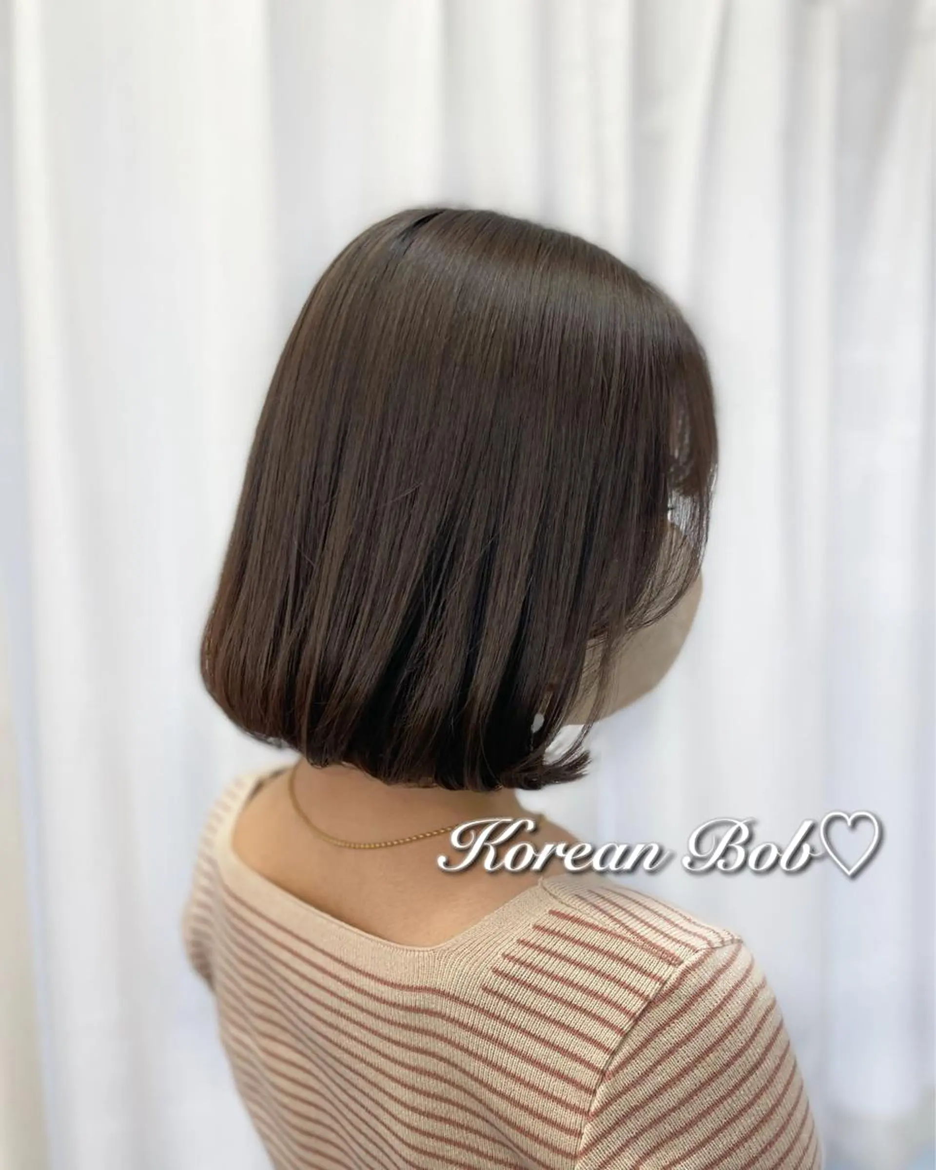 ショート カラー カット 縮毛矯正 トリートメント 韓国ヘア🤍髪質改善 🇰🇷AKANEのヘアスタイル