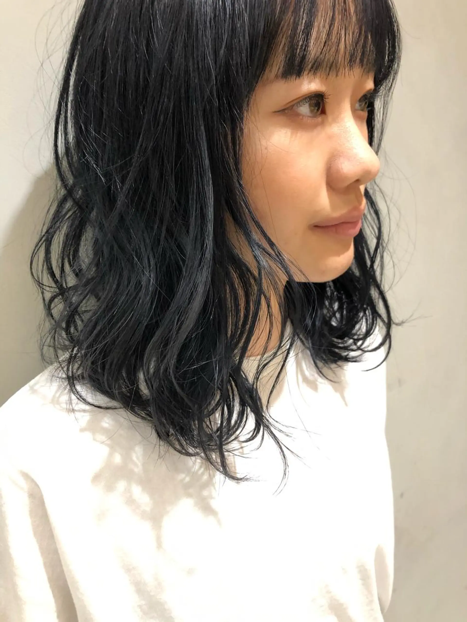 ミディアム カラー 圧倒的透明感カラー nana🦕のヘアスタイル