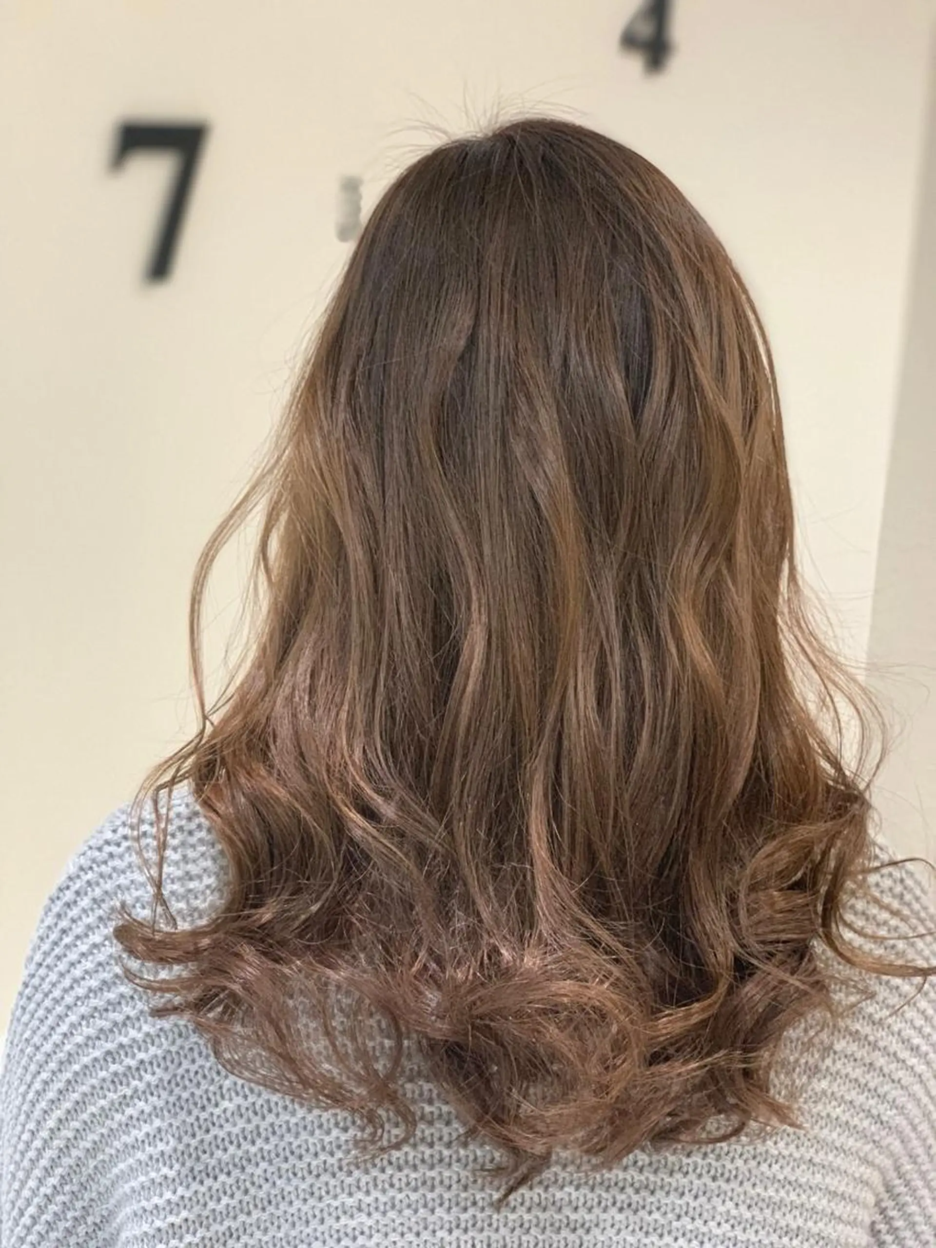 ロング カラー ヘアカラー トリートメント 松吉 純平のヘアスタイル