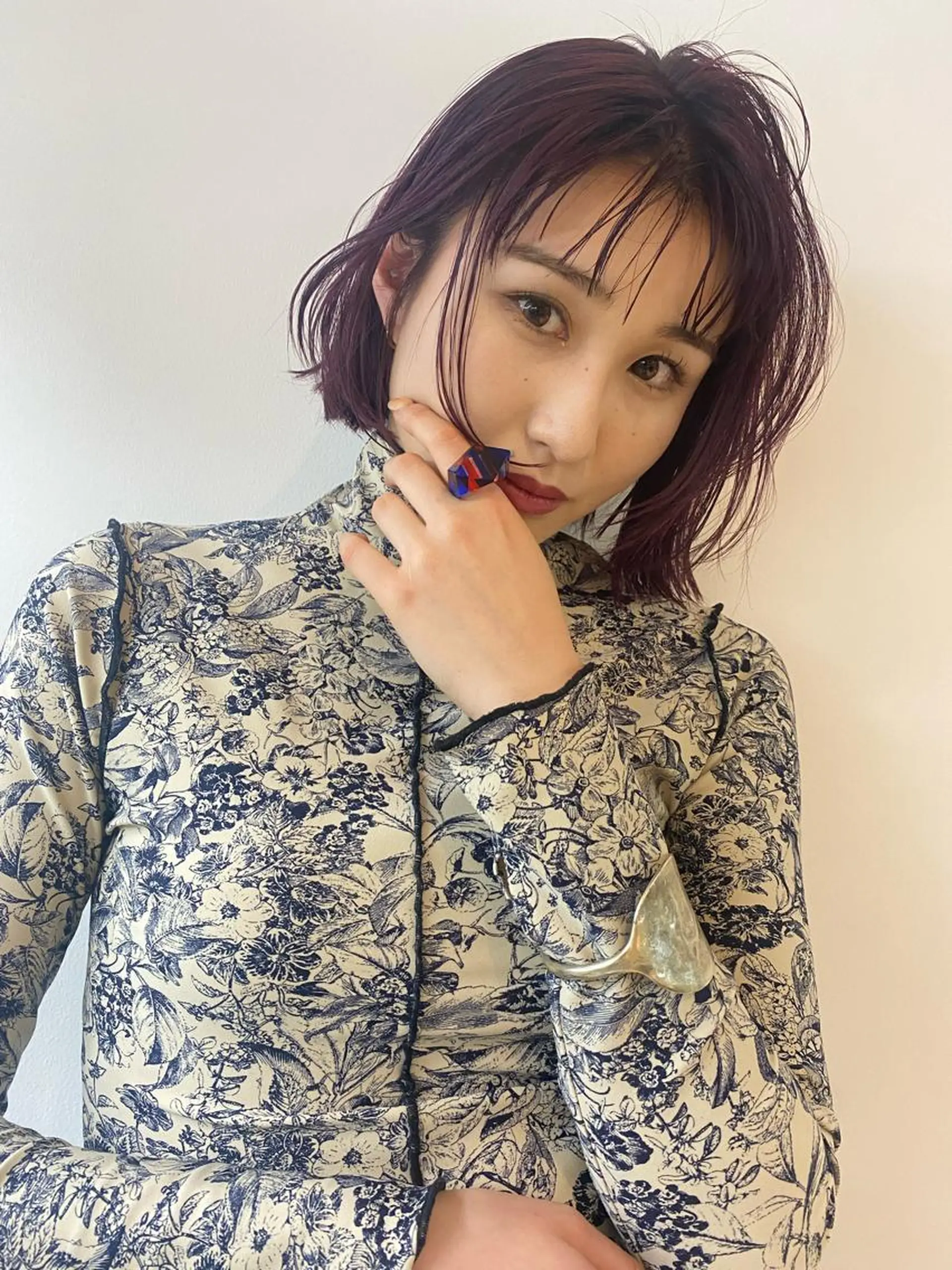 ショート ボブ ハイライト 髪質改善 韓国風ヘア レイヤーカット THE AGATA TOKYO所属・外国人風パーマ/デザ インカット🦕✨アミのヘアスタイル