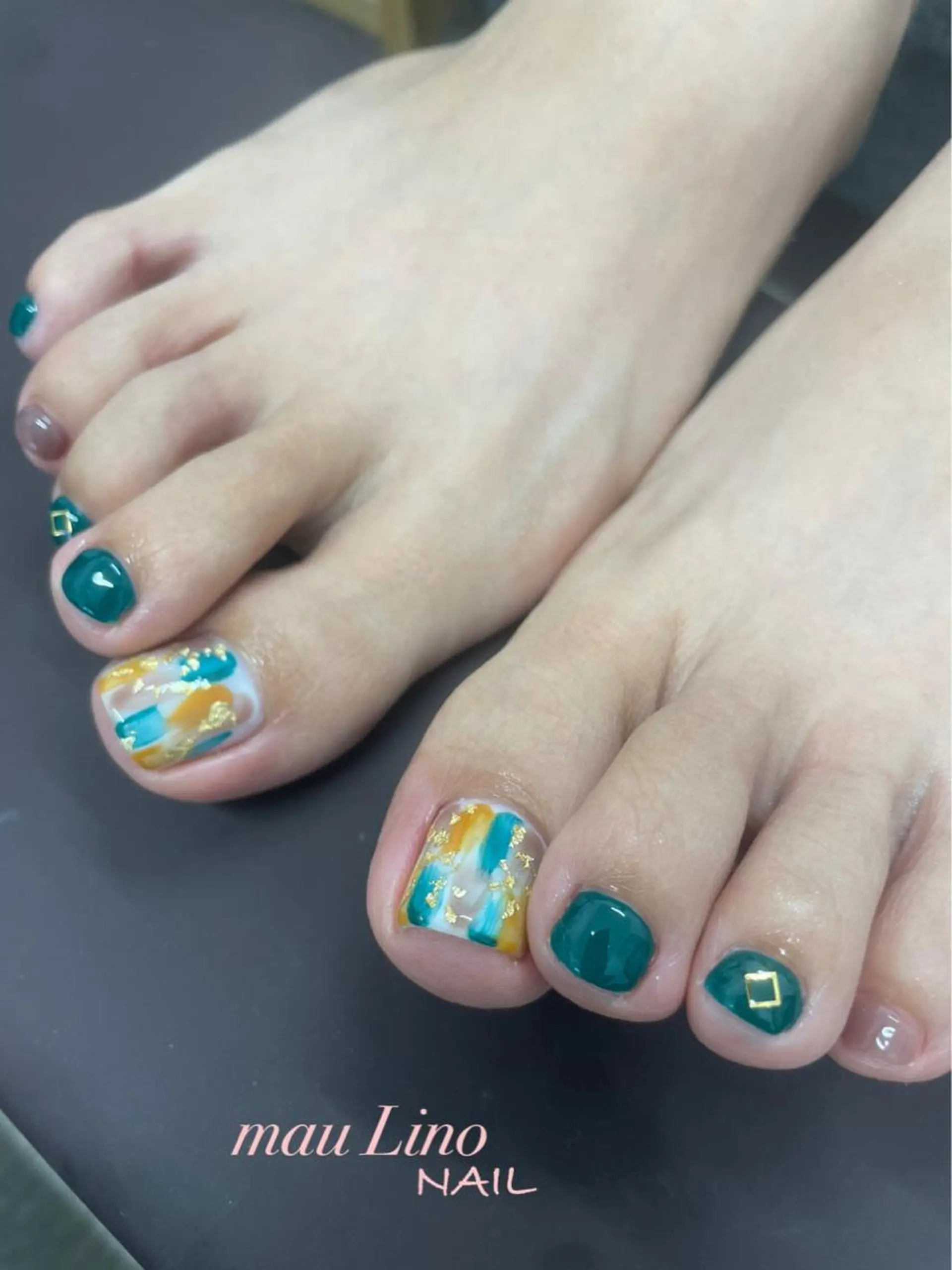 ネイル フットネイル mau Lino NAIL所属・GELo nail~#19~のネイルデザイン