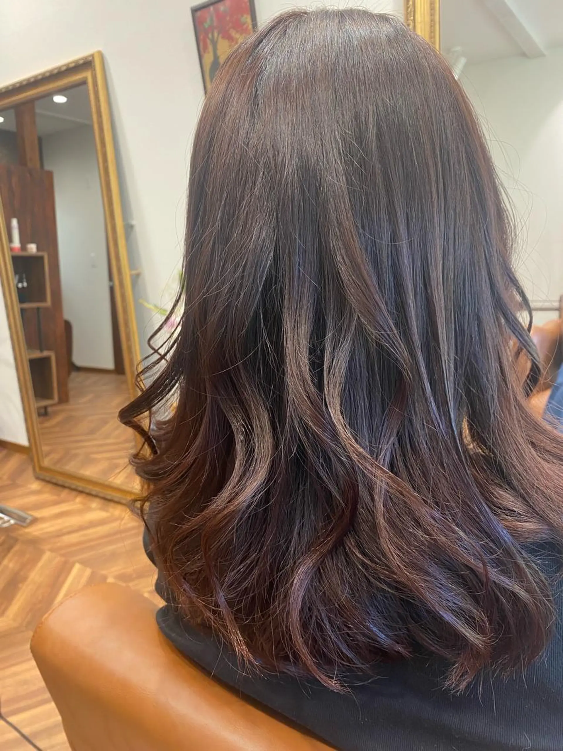 セミロング カラー ヘアカラー トリートメント ヘッドスパ gatto  nero所属・【似合わせカット 】🦋岩崎 美保🐾のヘアスタイル