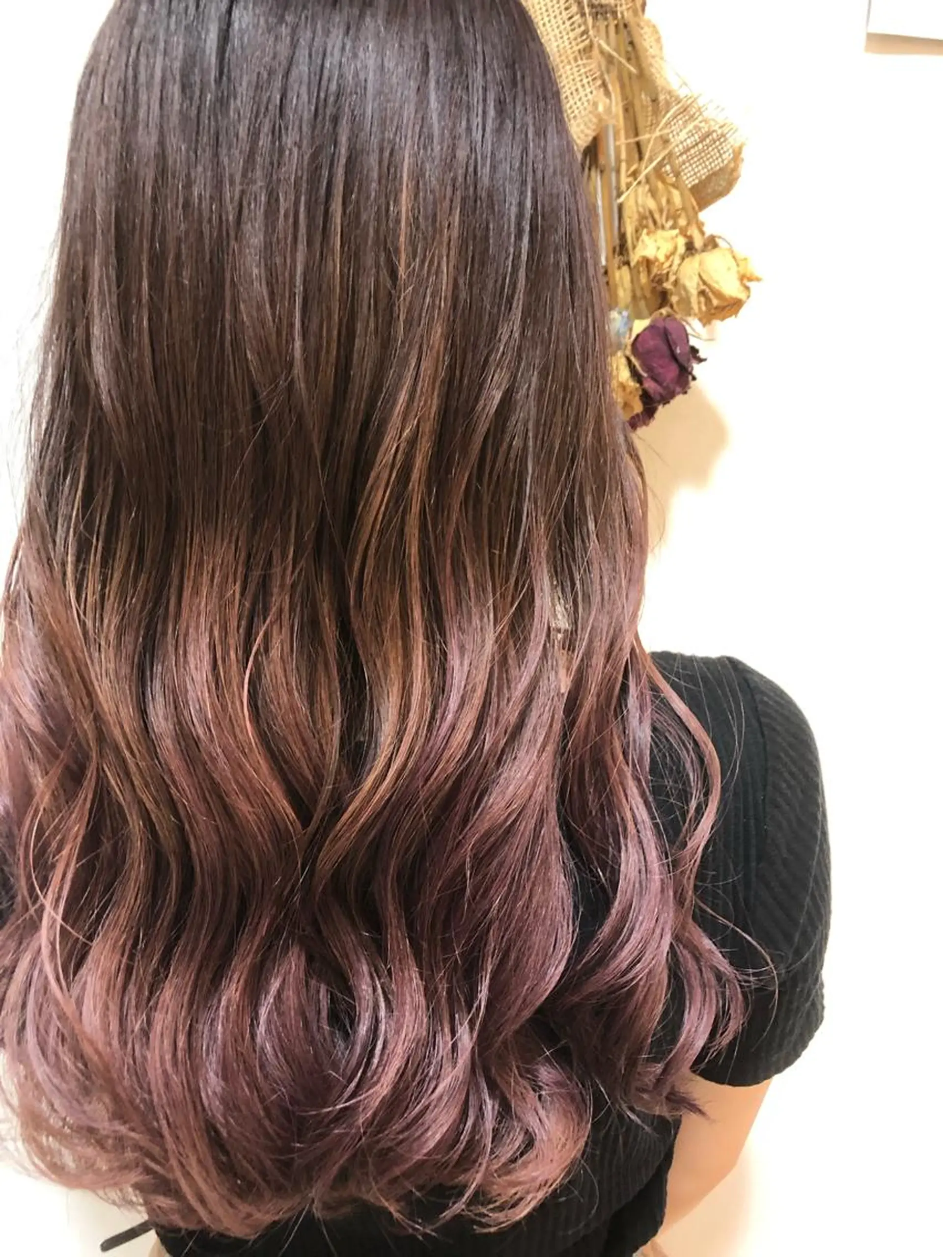 セミロング ヘアカラー 松浦 正覚のヘアスタイル