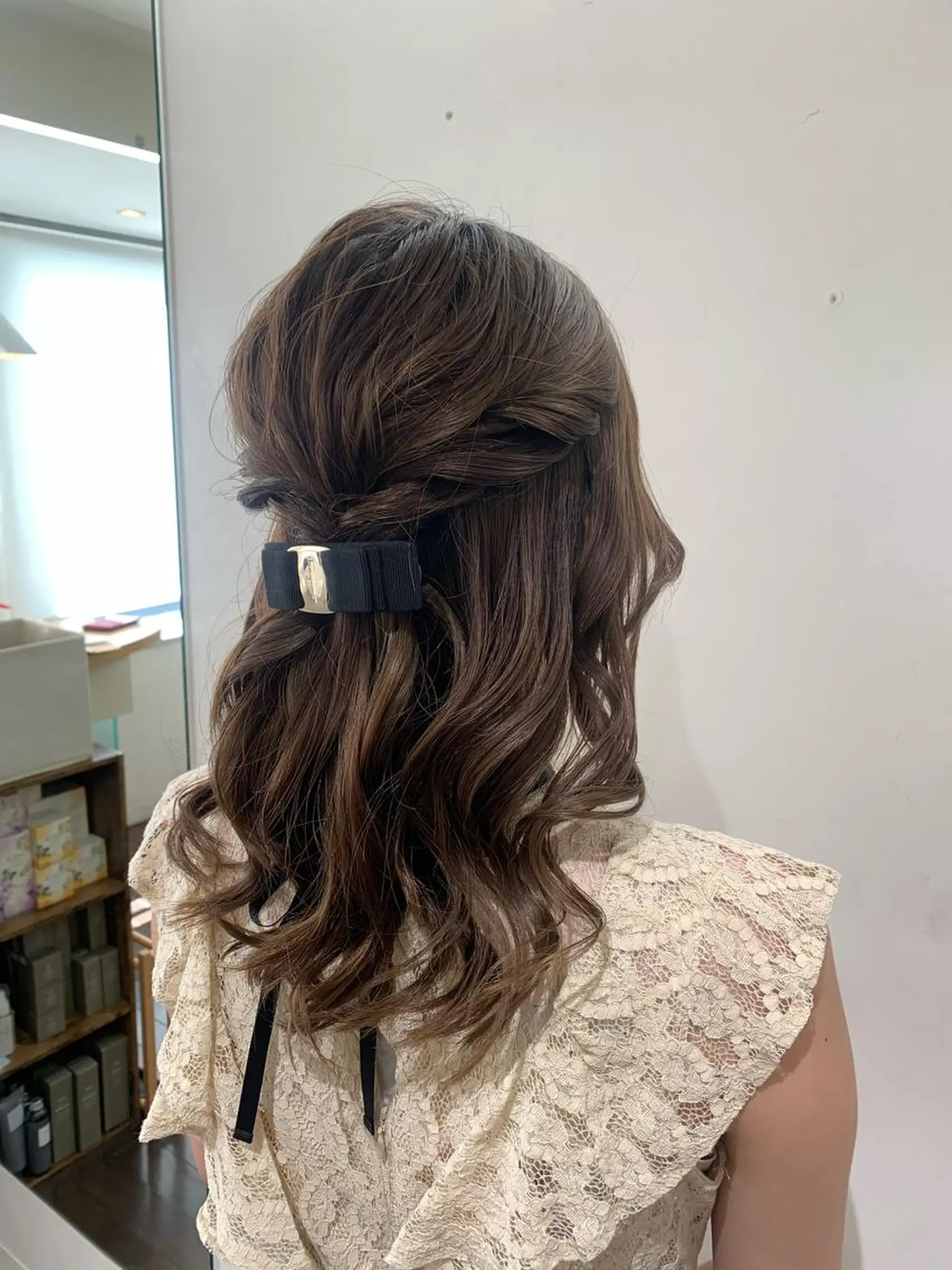 ヘアアレンジ ヘアセット GO TODAY シェアサロン 銀座Arc店所属・デジタルパーマ🫧 韓国風ヘア🫧サクラのヘアスタイル