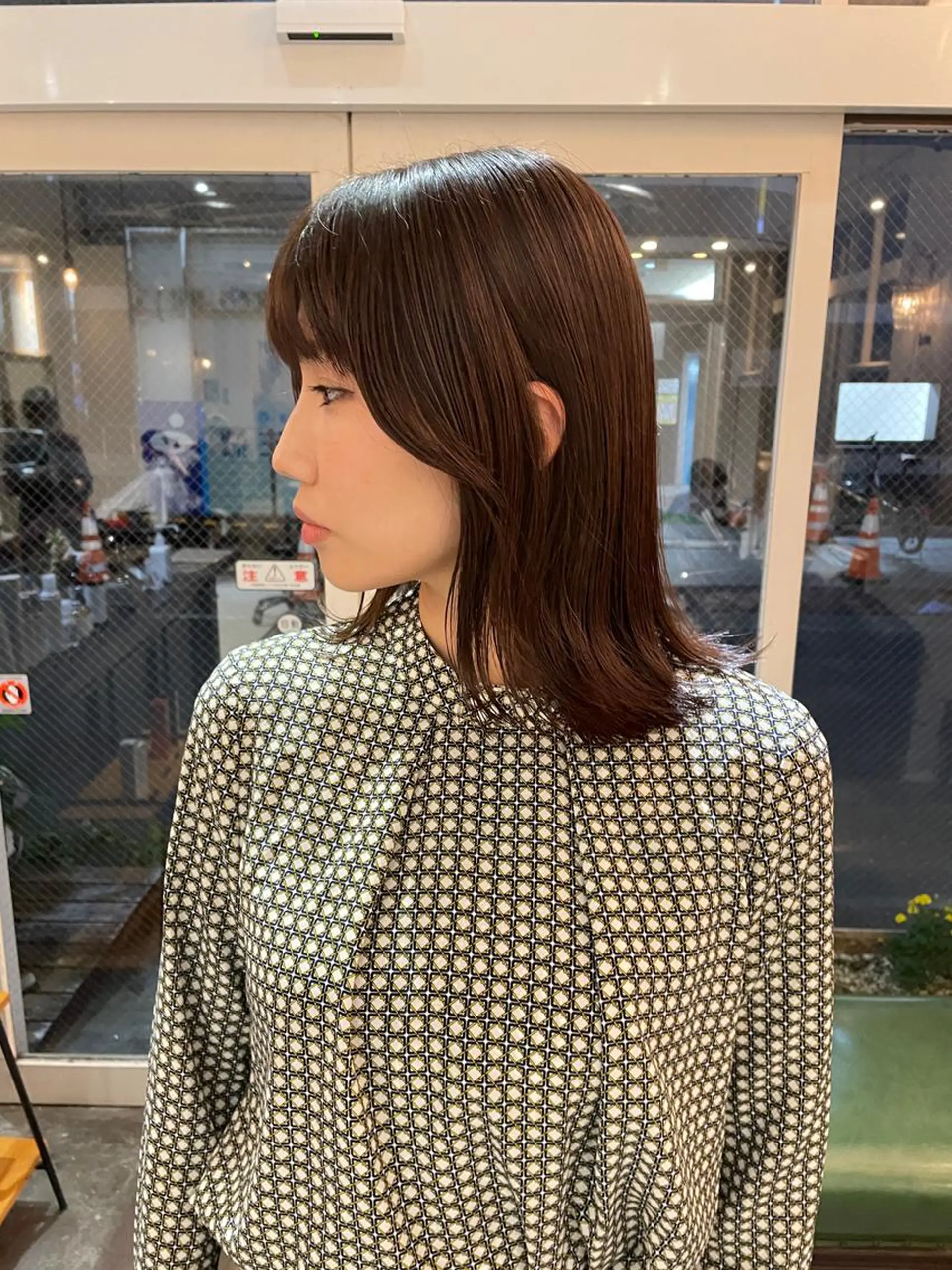 カラー KAZUKI新宿 カット　パーマのヘアスタイル