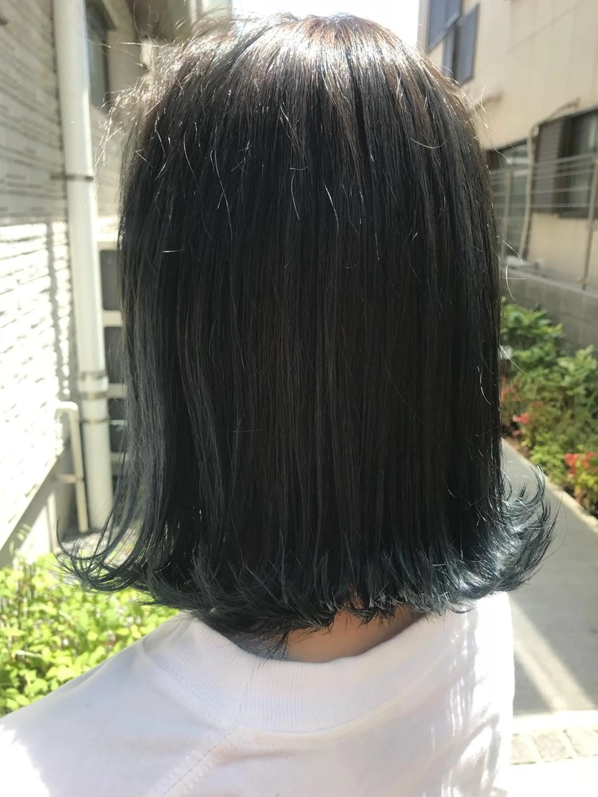ミディアム カラー 暖色カラー🍊 ボブ🌿顔周りcutのヘアスタイル