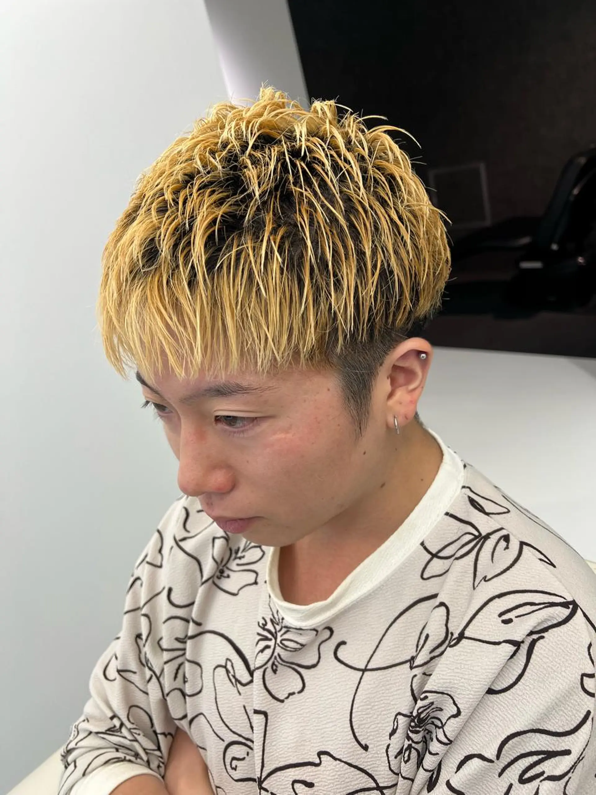 ショート メンズ RIRŪA所属・プルシールエクステ ちゃきのヘアスタイル