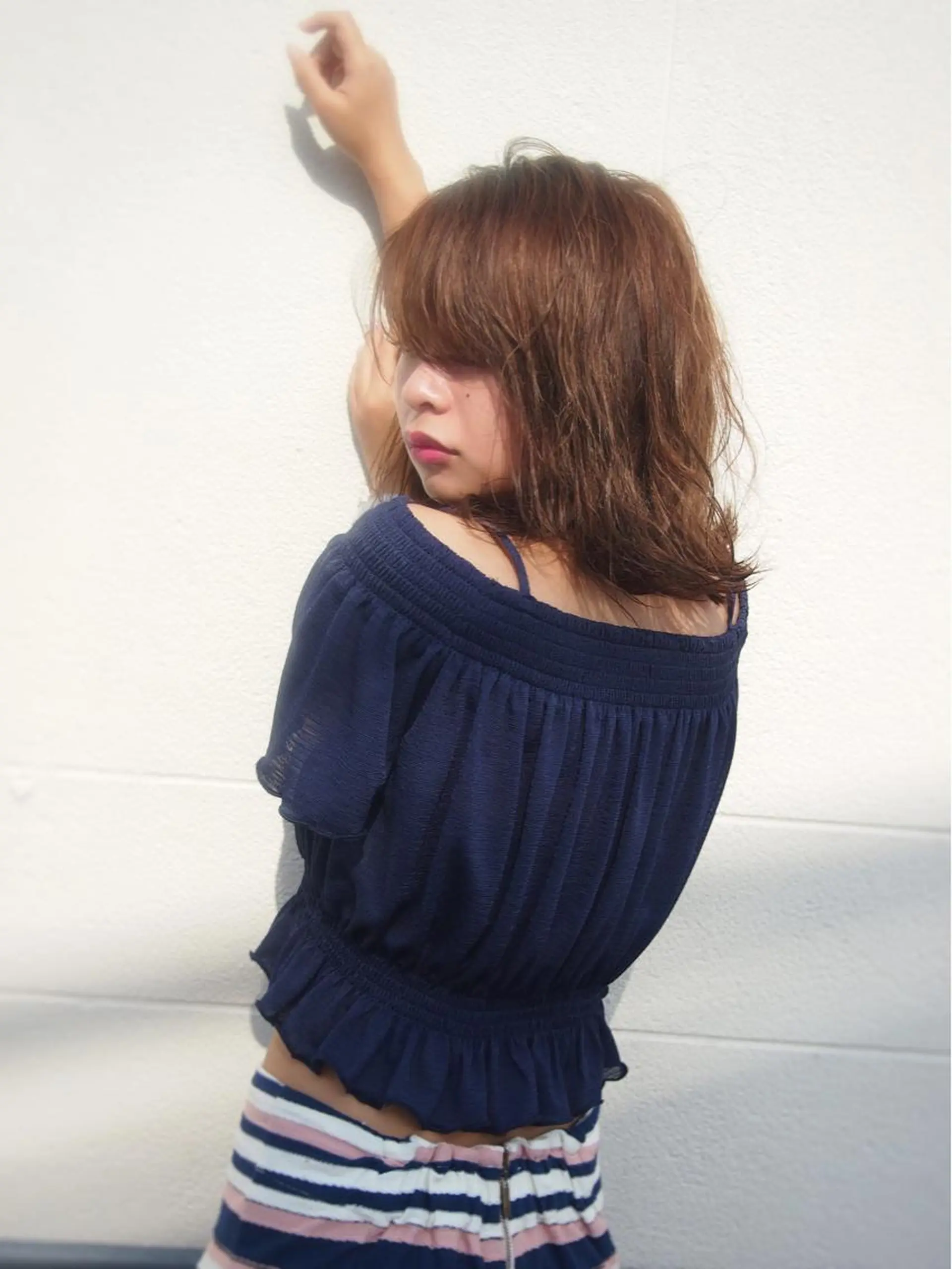 ミディアム モデル募集中✂︎ Happis ハピスのヘアスタイル