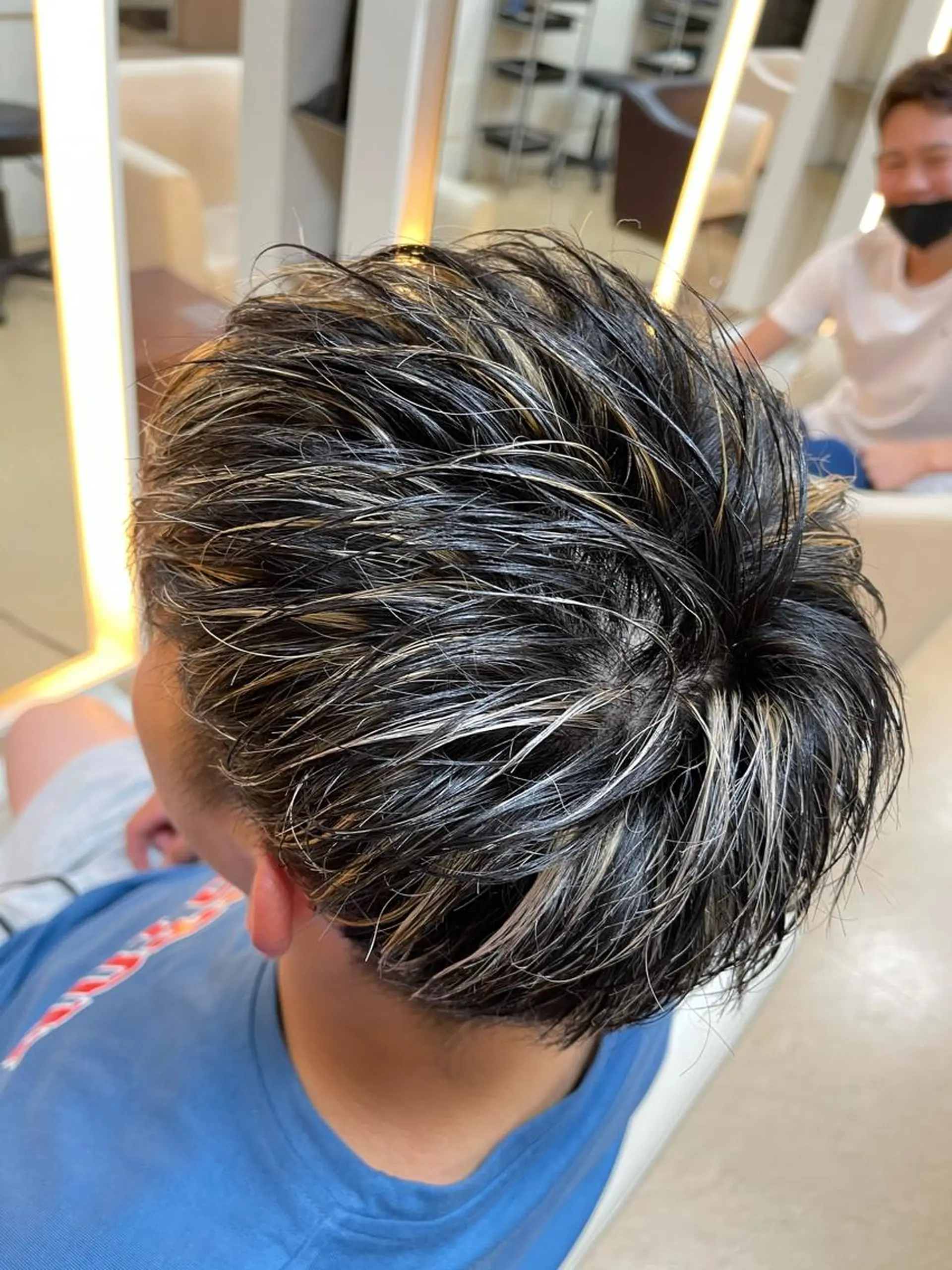 カラー メンズ 𝐑𝐲𝐮𝐤𝐢 【店長】ALEAPのヘアスタイル