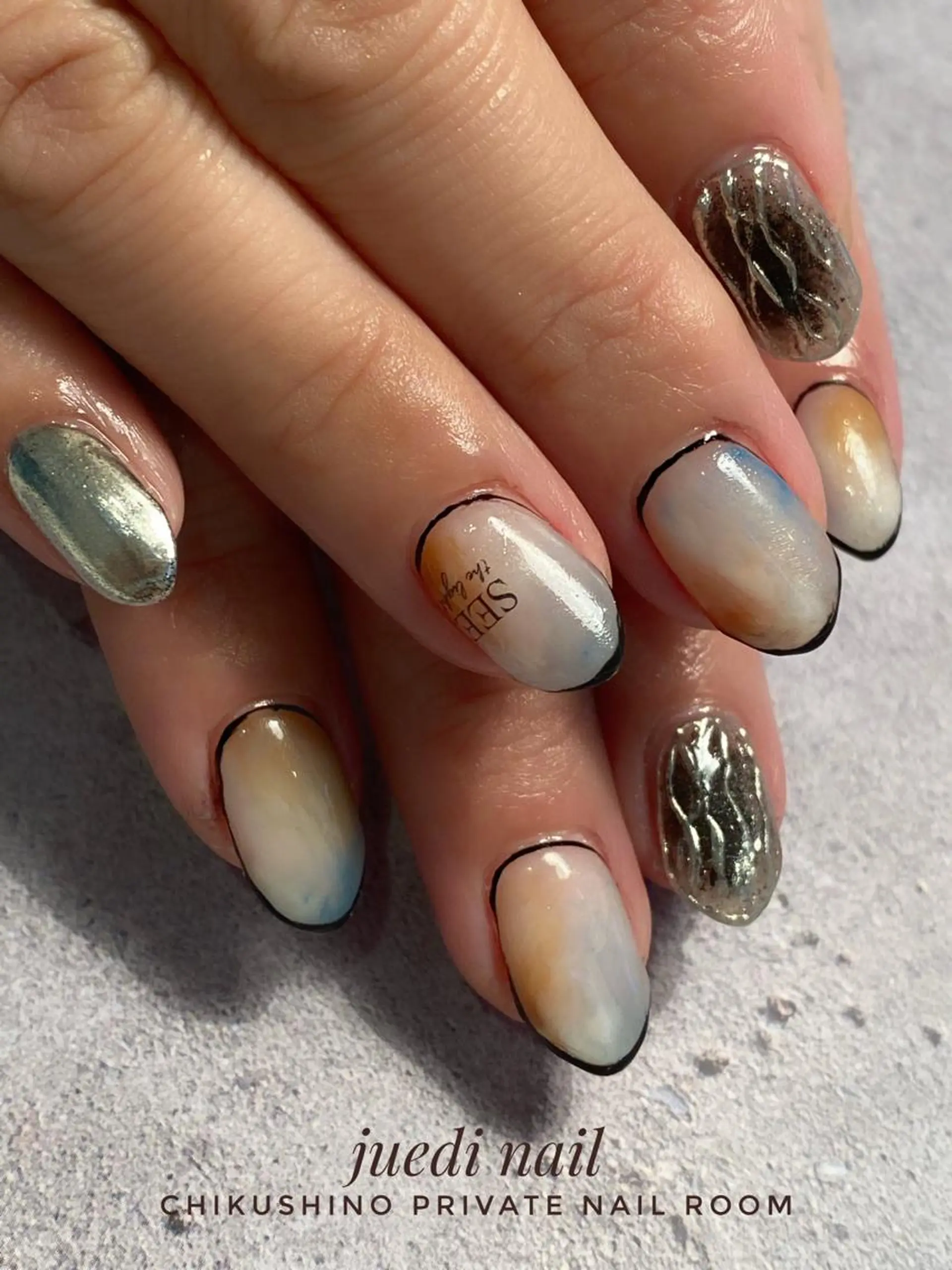ネイル juedi nail(木曜日のネイル)所属・juedi nail KAORINのネイルデザイン
