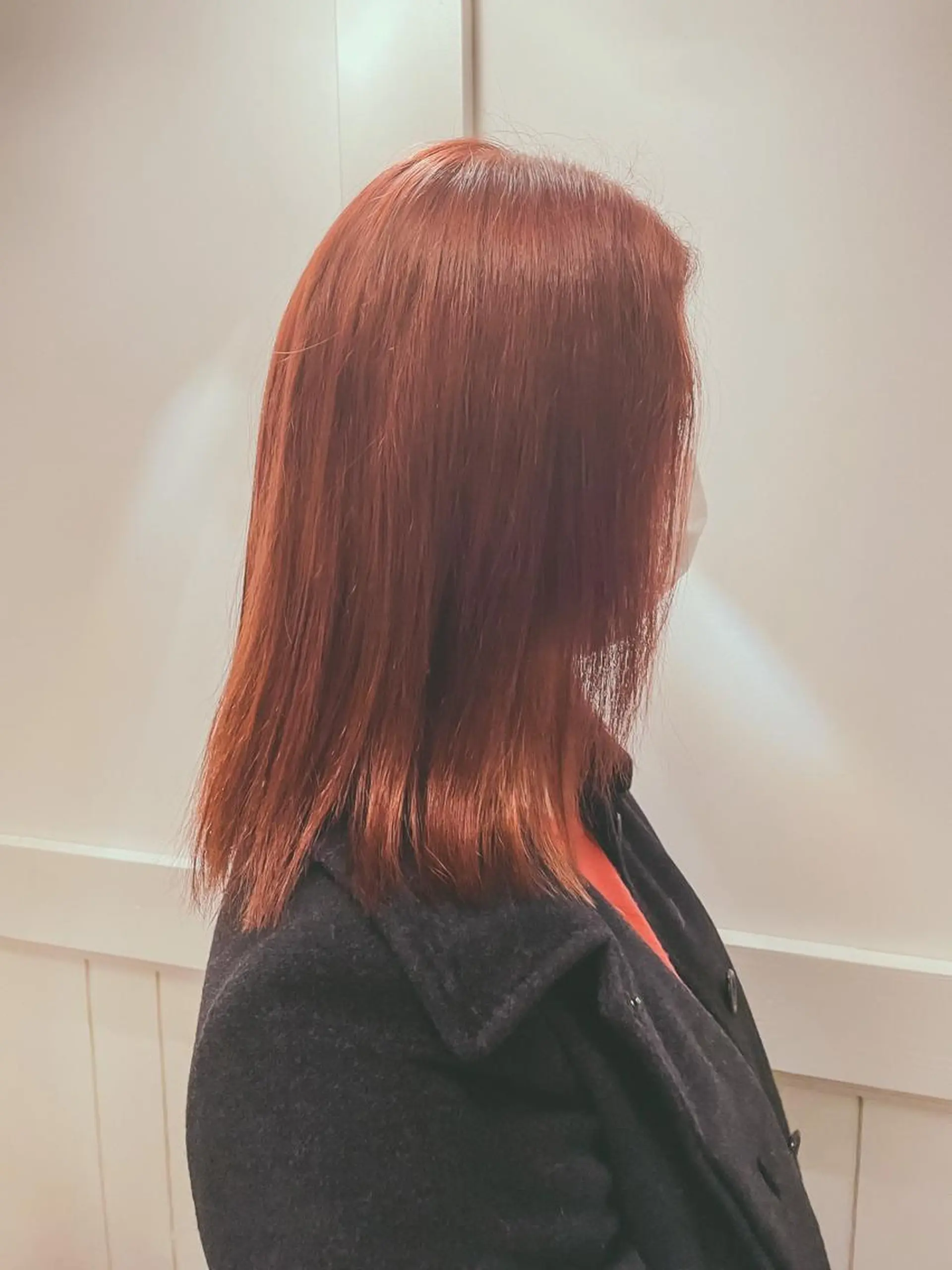 ミディアム カラー オレンジ 吉田 浩太郎のヘアスタイル