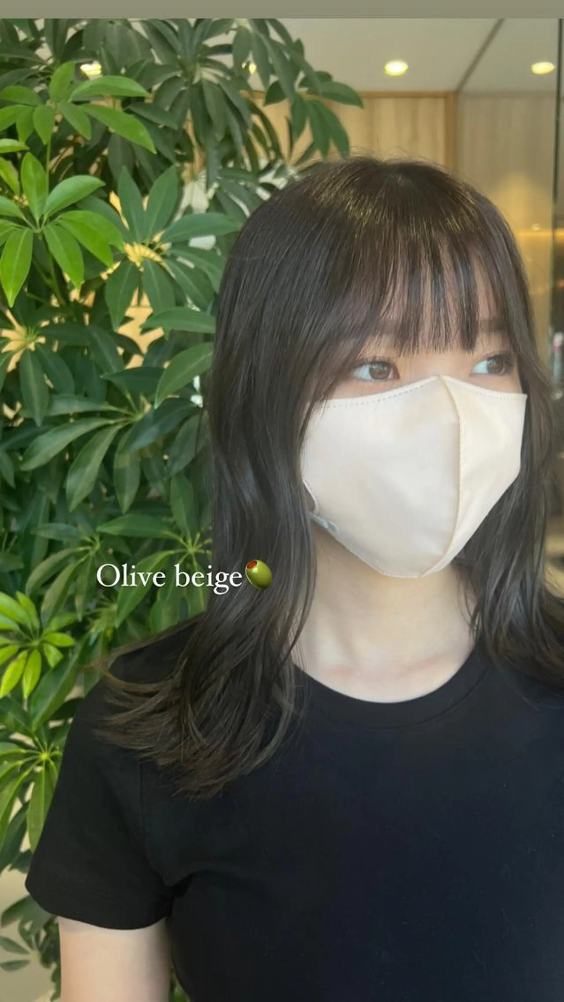 ミディアム カラー ケアカラー イルミナカラー Rena ,のヘアスタイル
