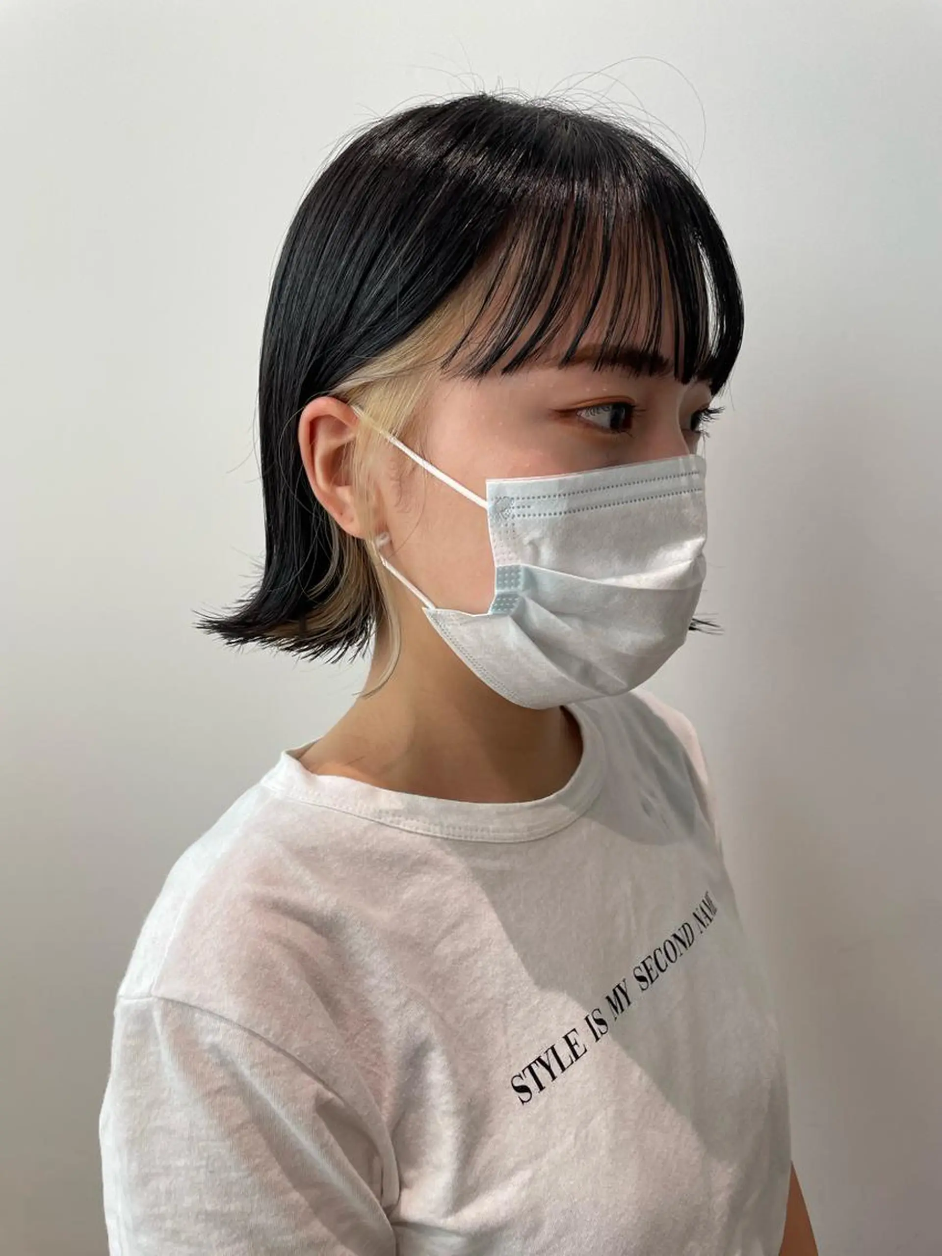 ショート カラー カット ヘアカラー トリートメント gotoday　shaire　saron所属・miu. ボブ/透け感カラーのヘアスタイル