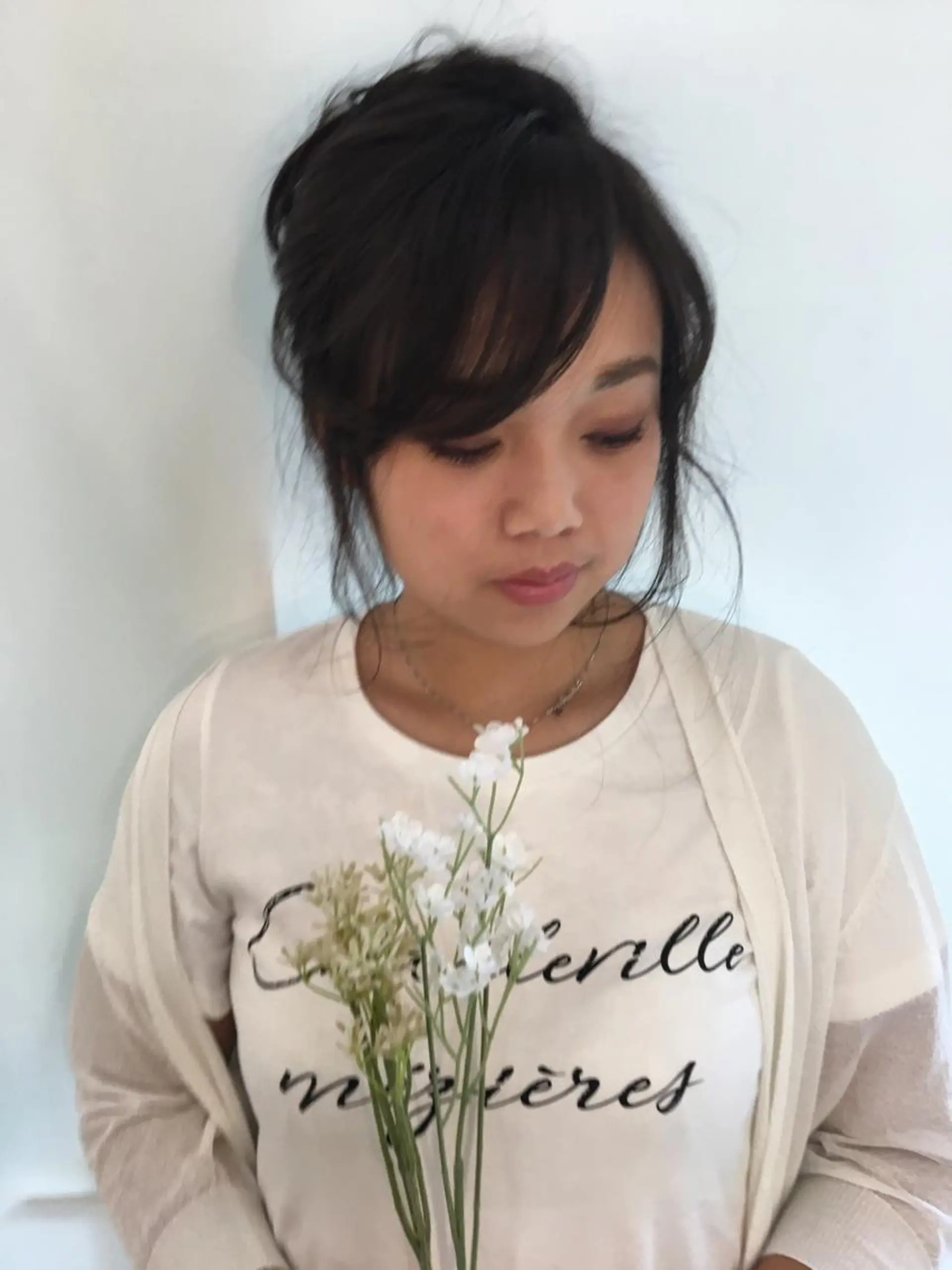 ロング カラー たなか ちあきのヘアスタイル