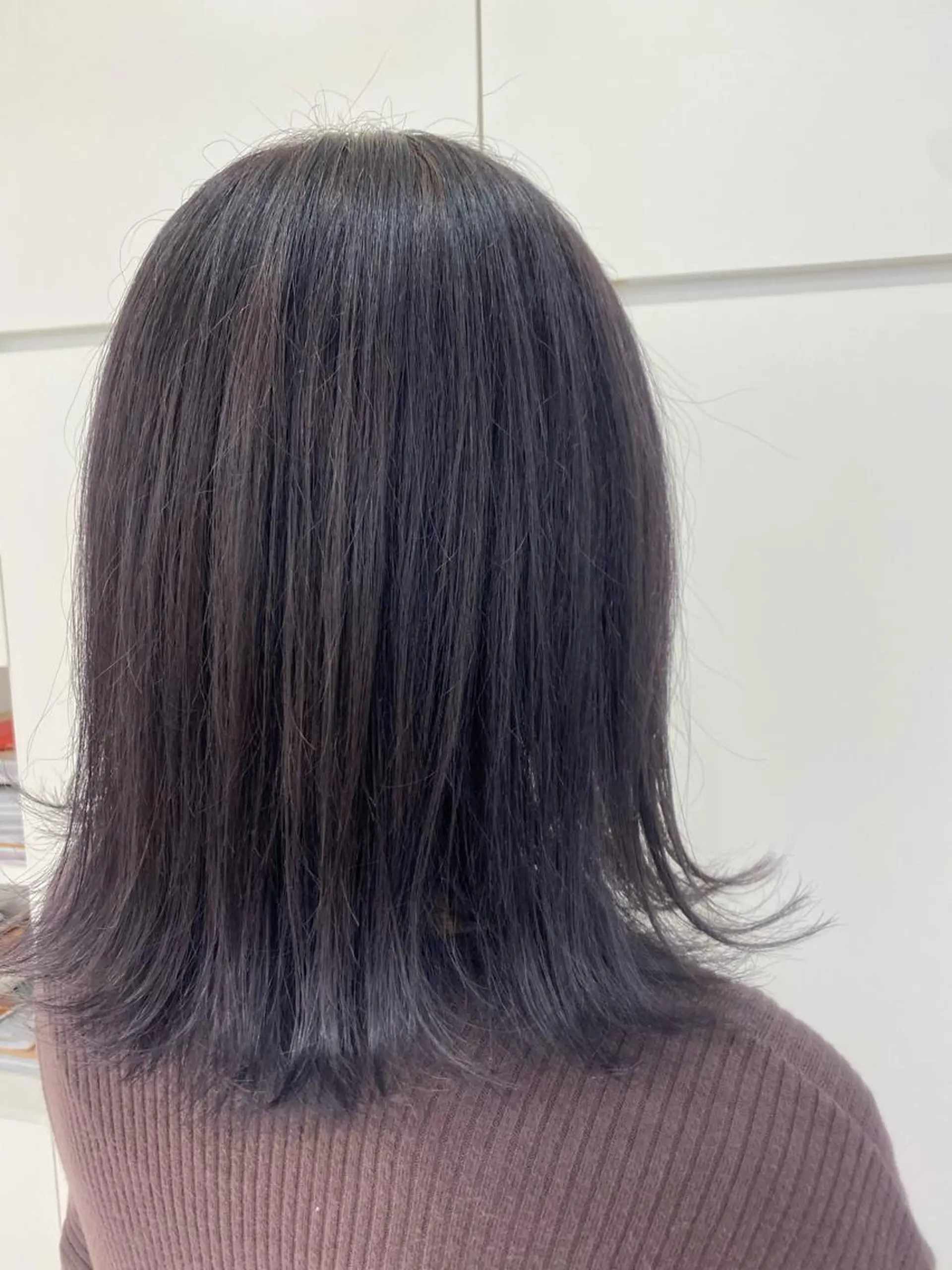 ミディアム カラー ブリーチ パープルカラー hair Freak所属・佐藤 祥太のヘアスタイル