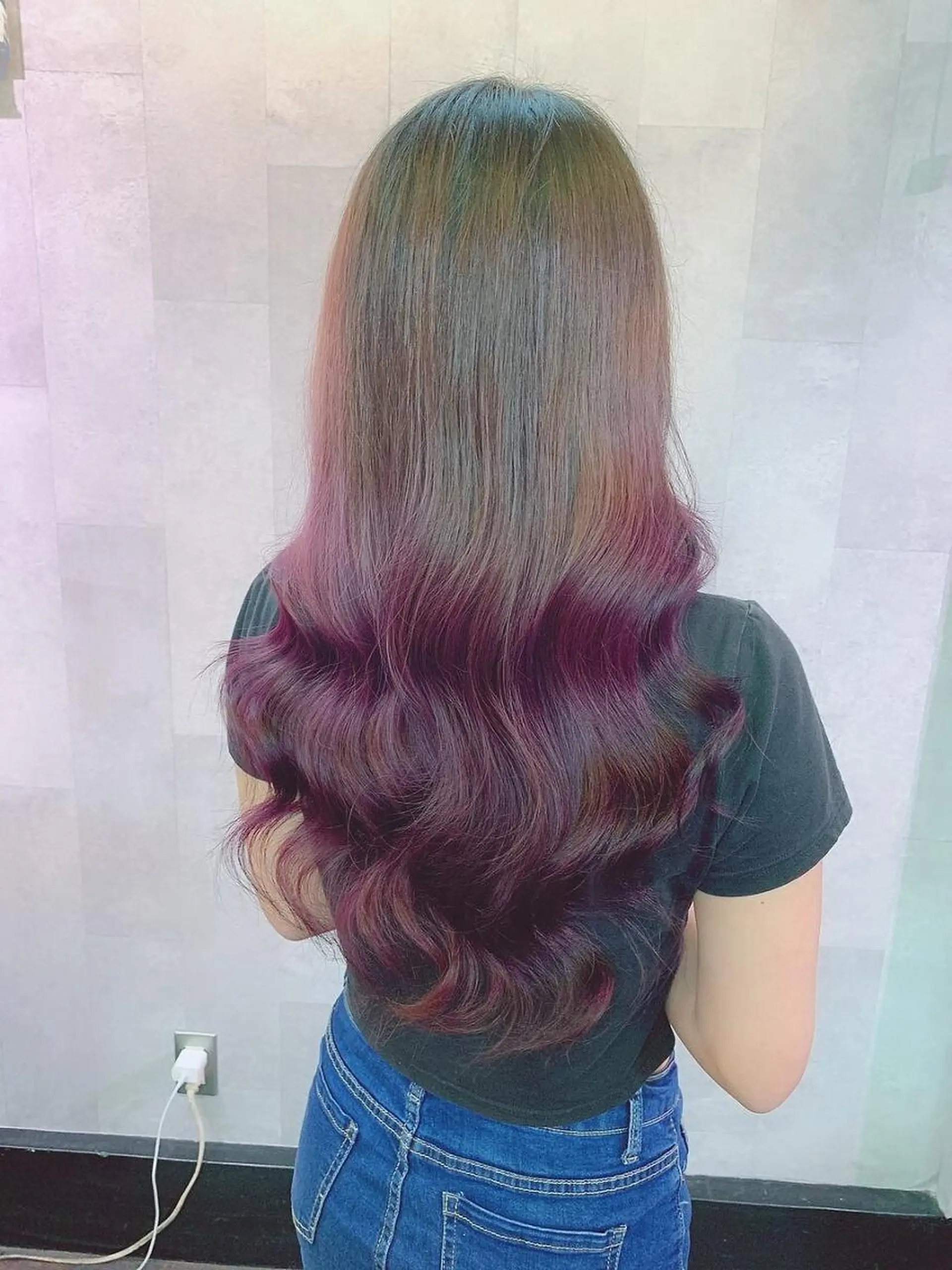 ロング カラー ヘアカラー トリートメント 小野 裕子のヘアスタイル