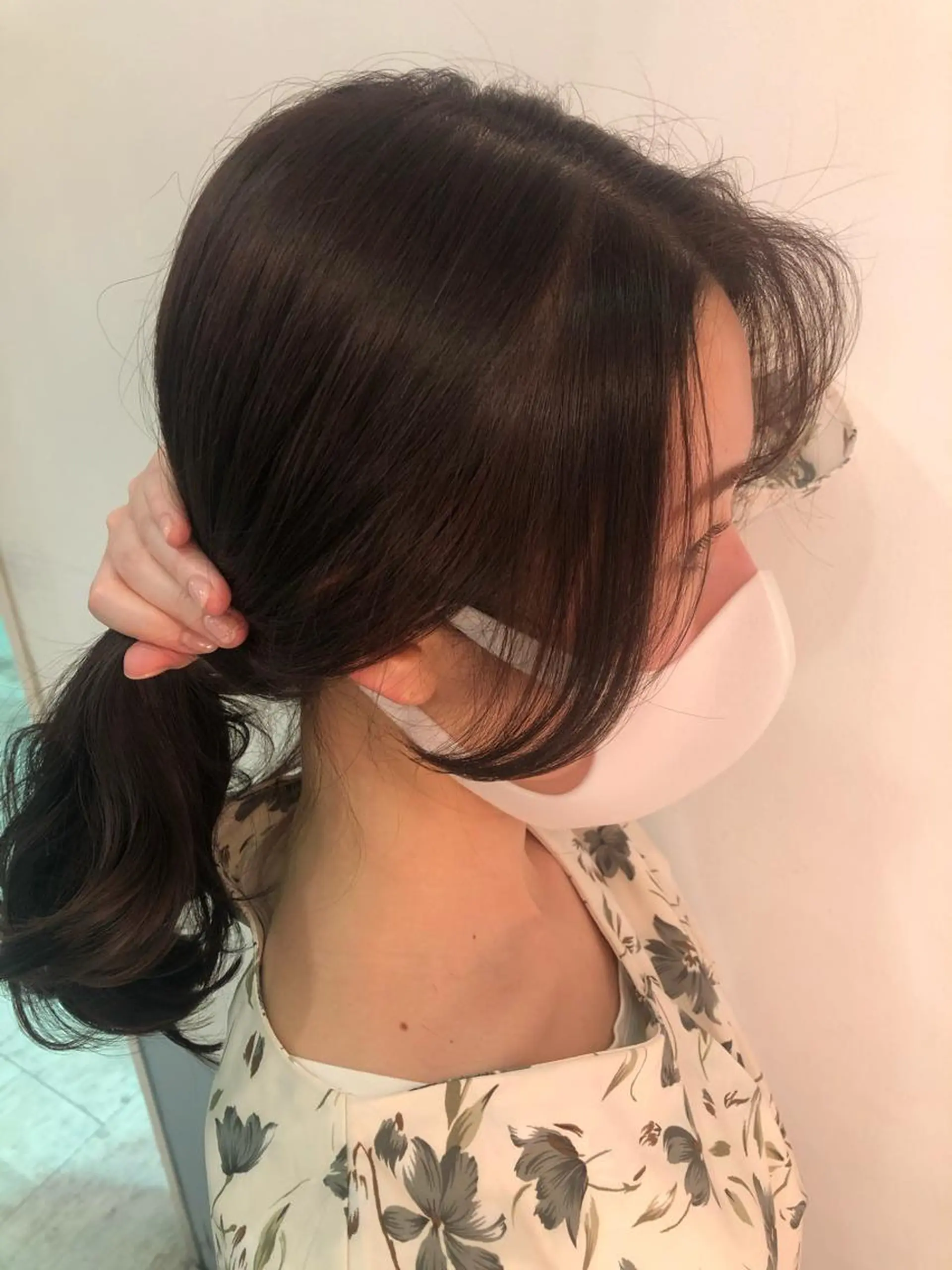 ミディアム 韓国風ヘア おくれ毛 カット ヘアカラー トリートメント 💐宮坂 歩💐のヘアスタイル