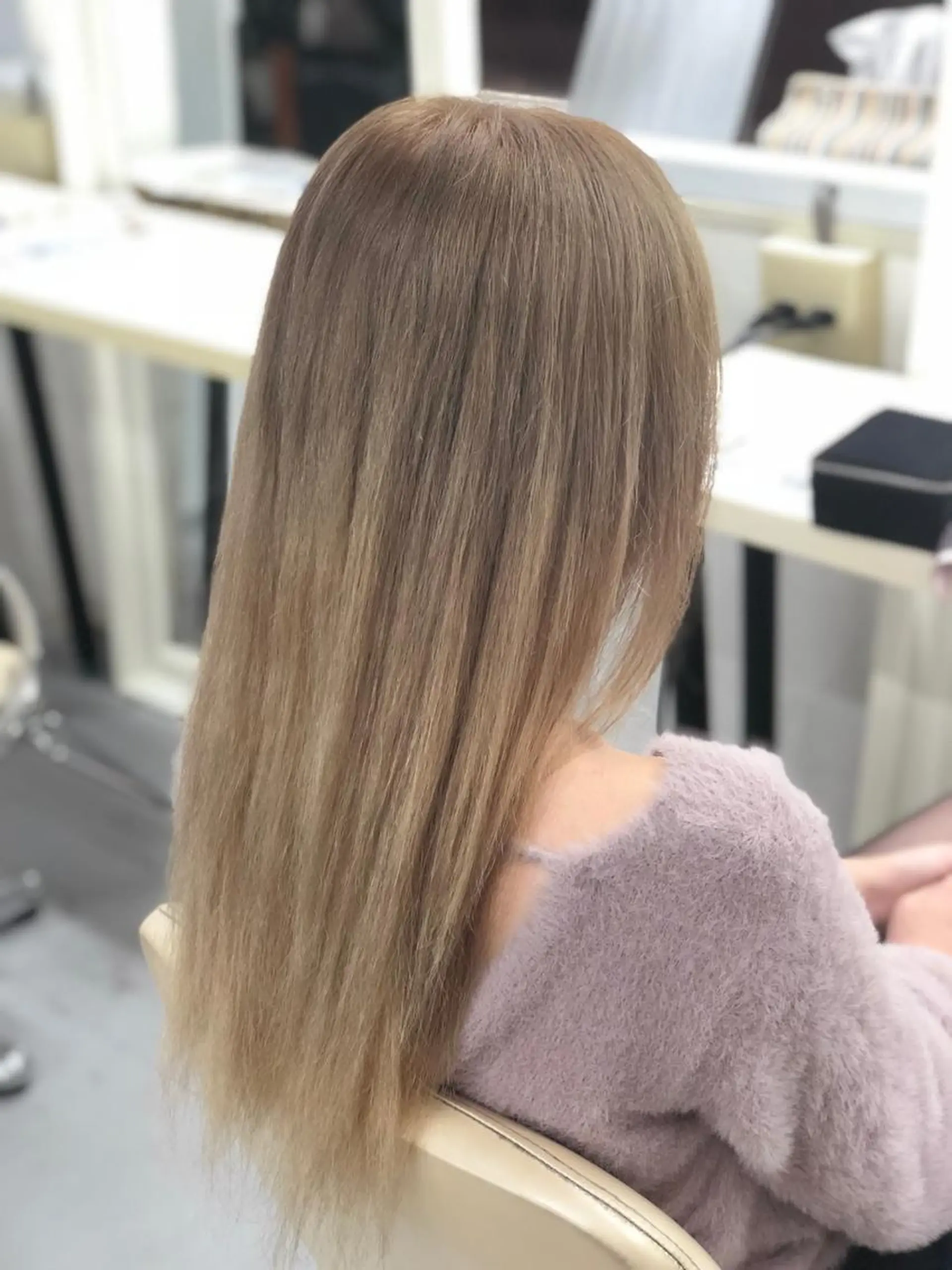 ロング カラー ヘアアレンジ 外国人風カラー 枝毛カット＆髪質改善 満足NO.1岡しゃんのヘアスタイル