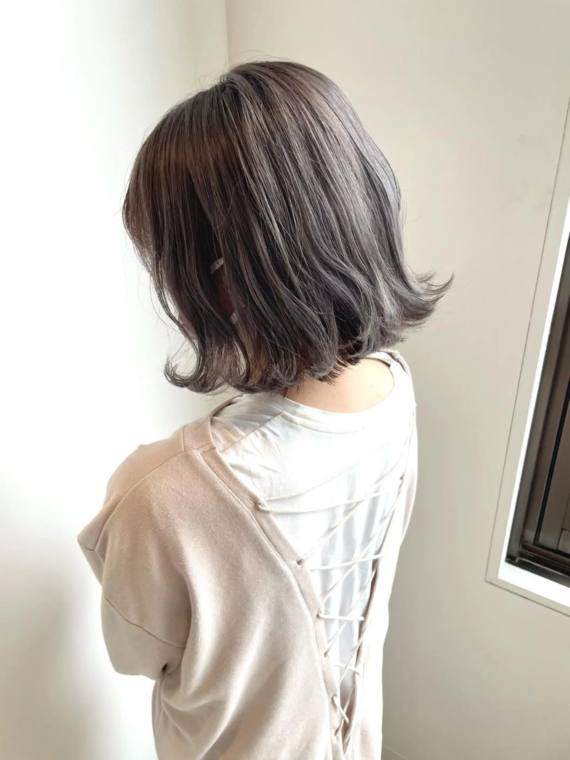 ショート カラー 透明感カラー グレージュ ヘアカラー トリートメント 【髪質改善】 川津翔太のヘアスタイル