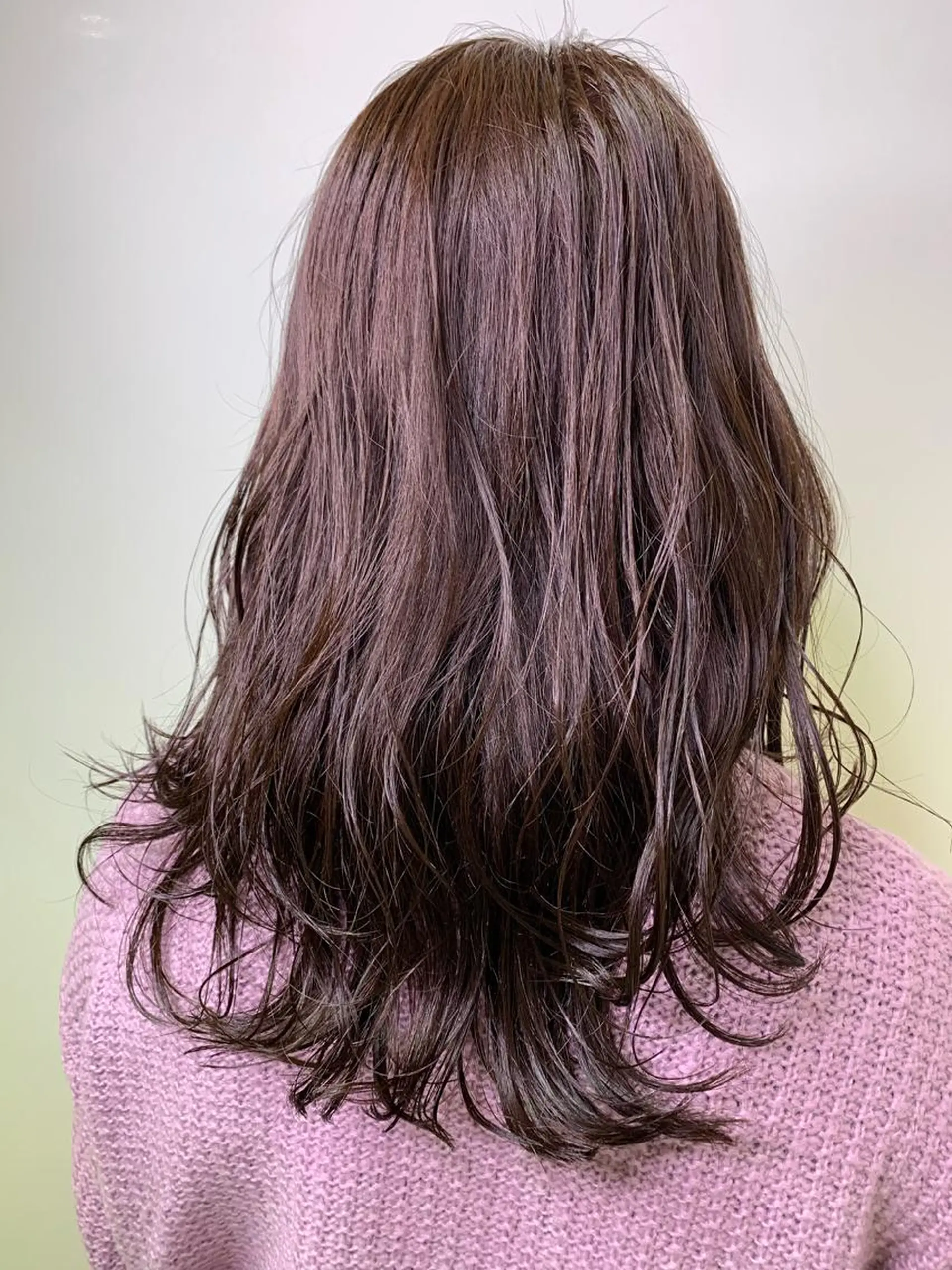 セミロング ヘアカラー トリートメント 春日 力のヘアスタイル