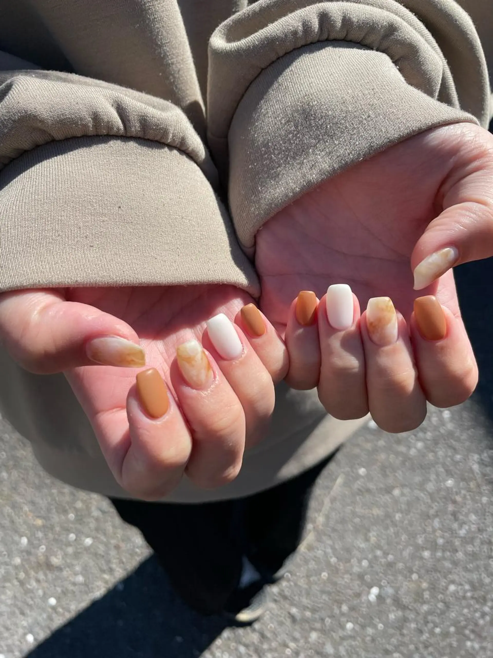 ネイル マットネイル ハンドネイル kipinail 川﨑えりかのネイルデザイン