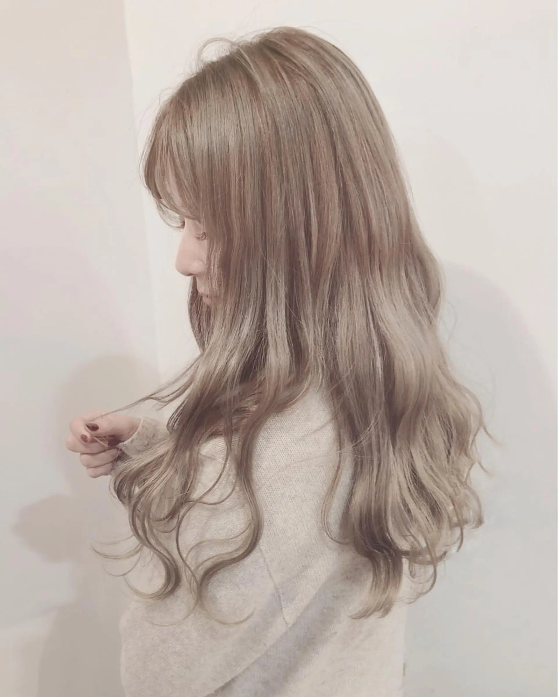 ロング カラー ヘアカラー トリートメント Lolonois梅田 スタッフのヘアスタイル