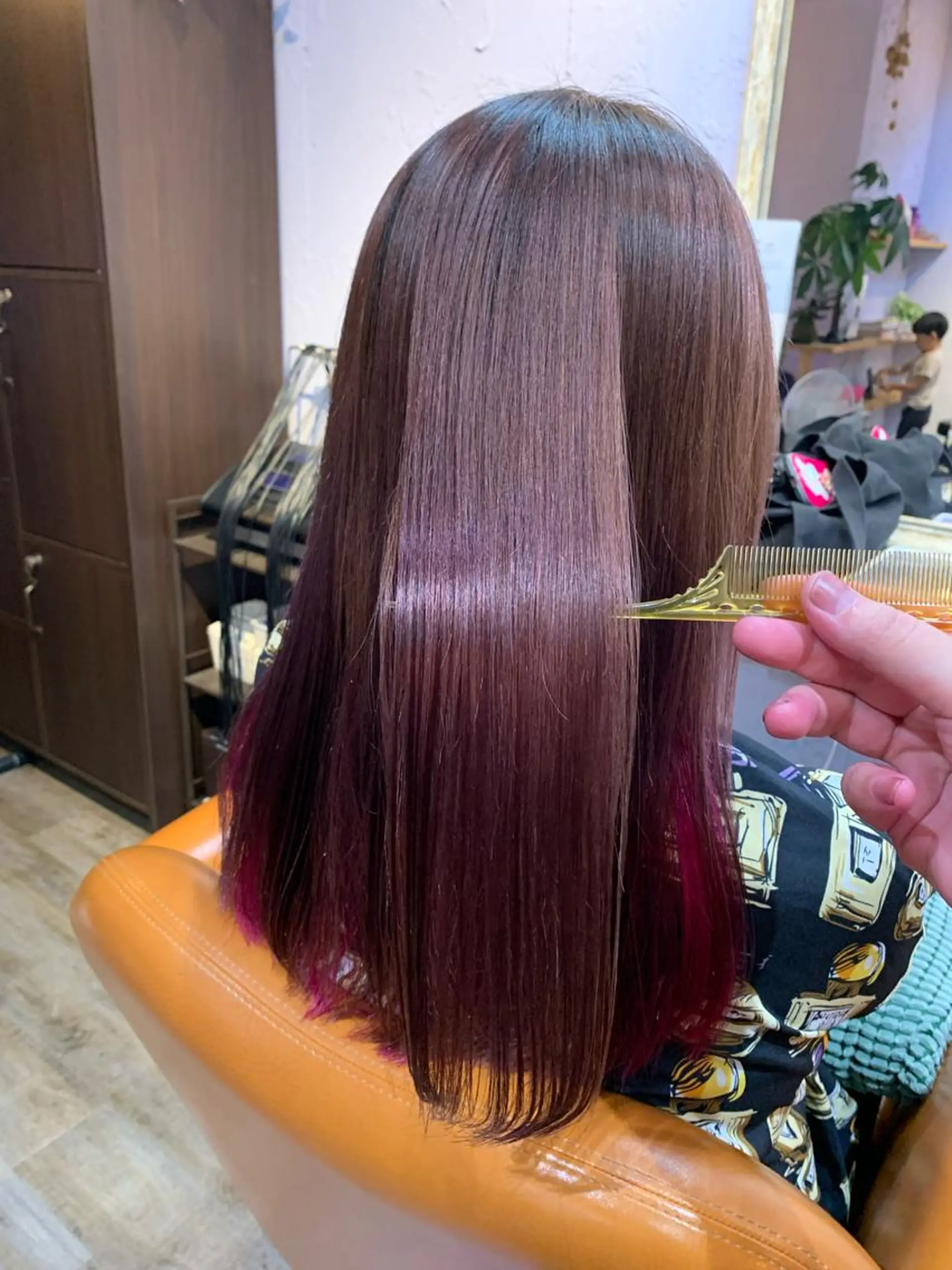 カラー ピンクカラー バイオレットカラー ヘアサロンramuuu. 上石神井所属・【デザインカラー】 山口尚紀のヘアスタイル