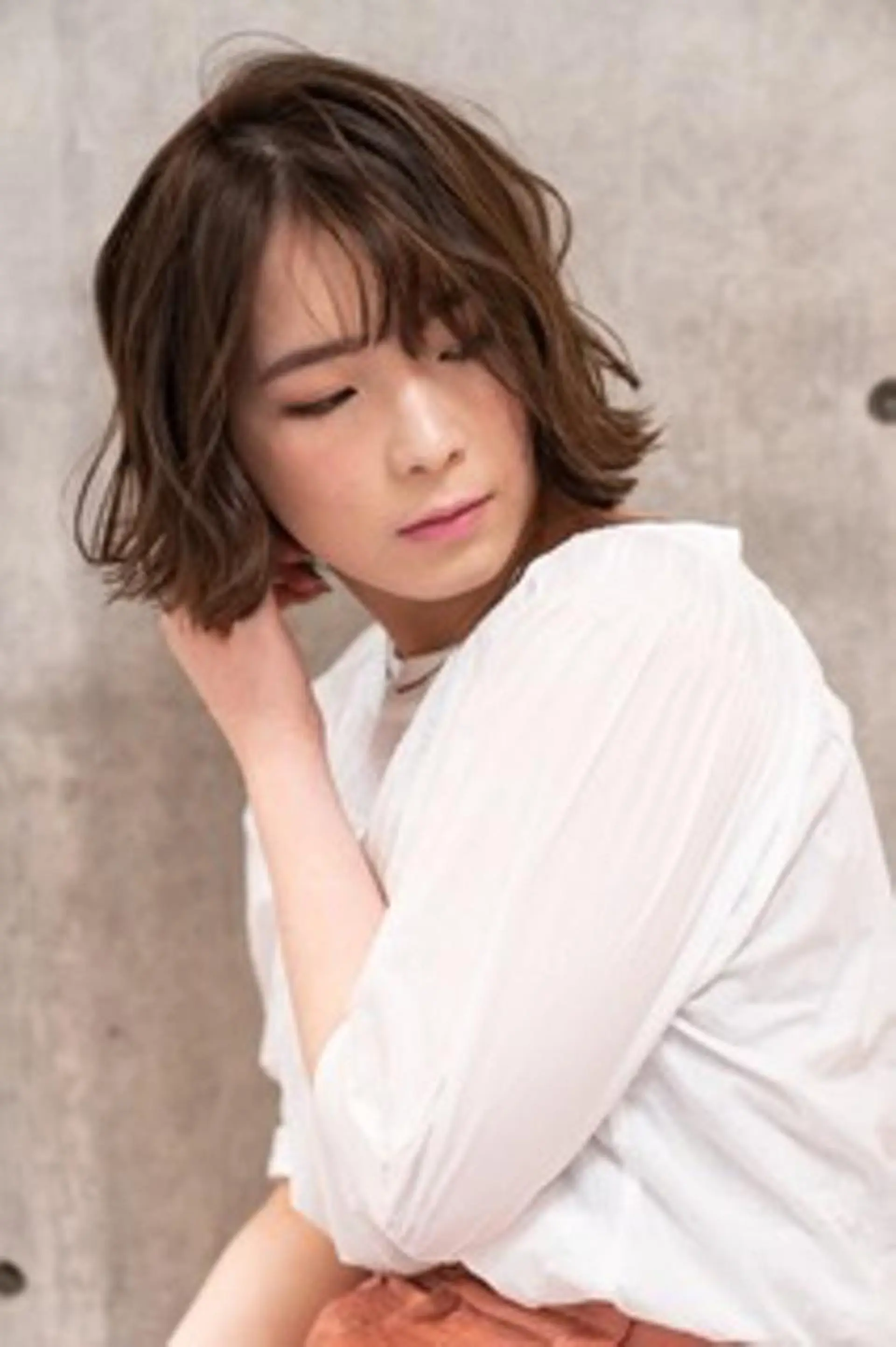 ショート カラー 横浜 前髪顔まわり /長谷川未波のヘアスタイル