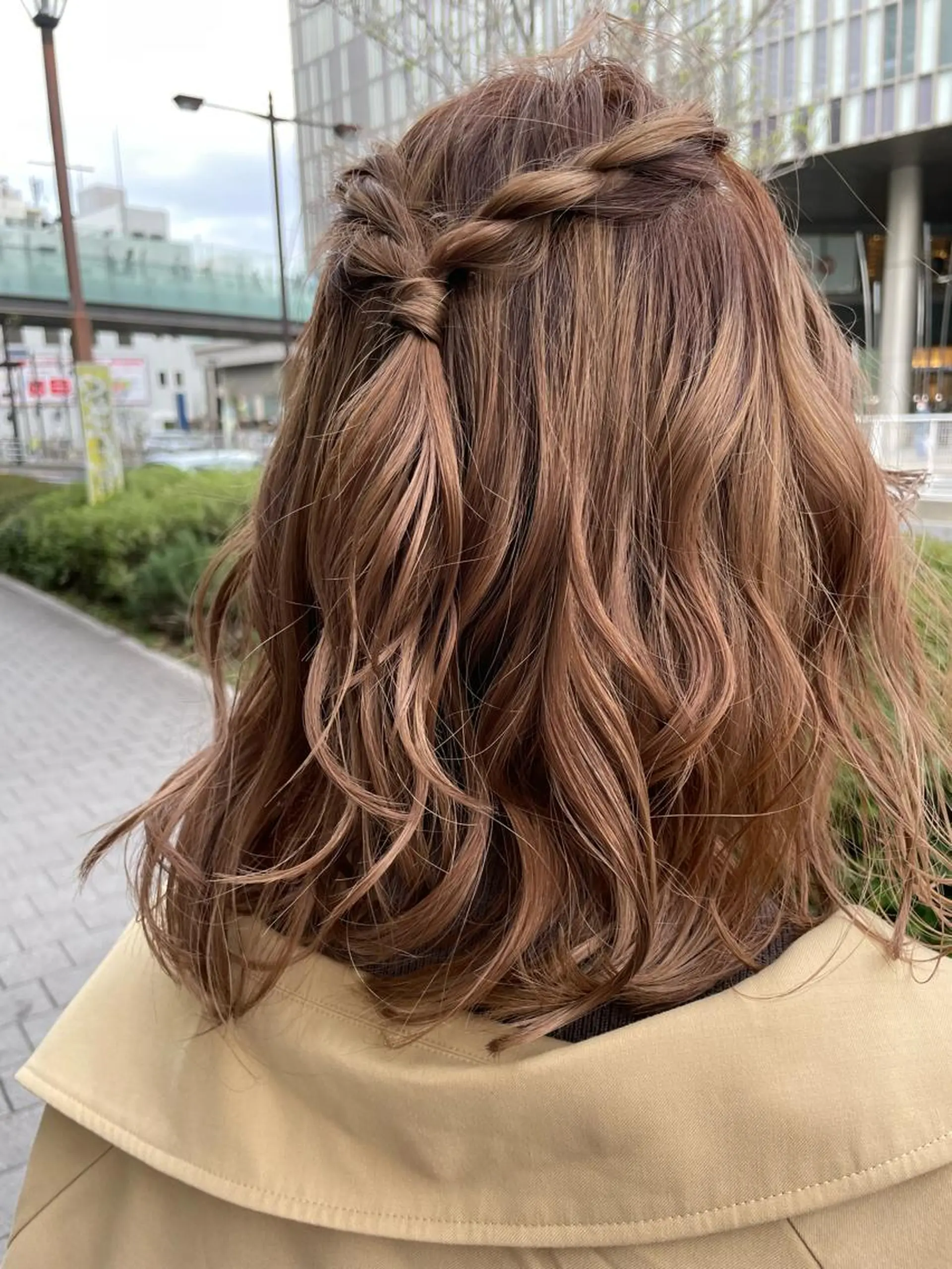 ミディアム ボブ/レイヤー/ 茉莉花のヘアスタイル