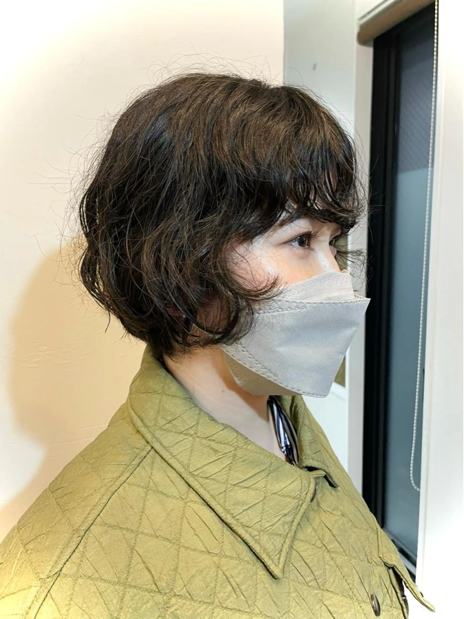 ショート パーマ ショートボブ ボブ ショートヘア chezlion et nature所属・中野 ゆかのヘアスタイル
