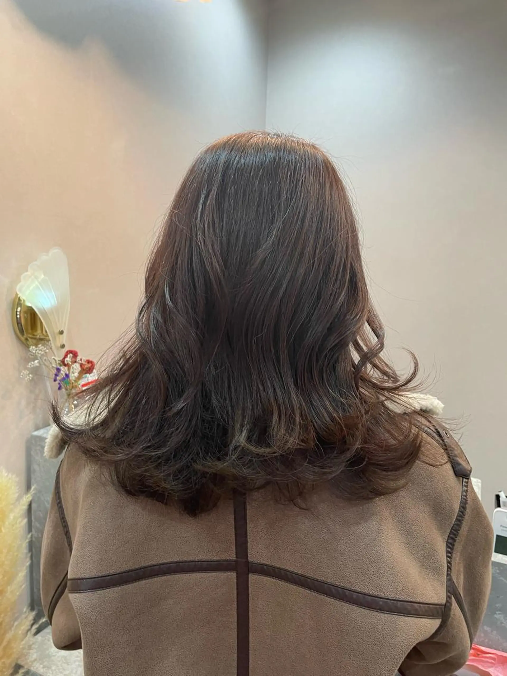 セミロング ヘアカラー トリートメント 安原 亜弥🕊🕊のマツエク・マツパデザイン