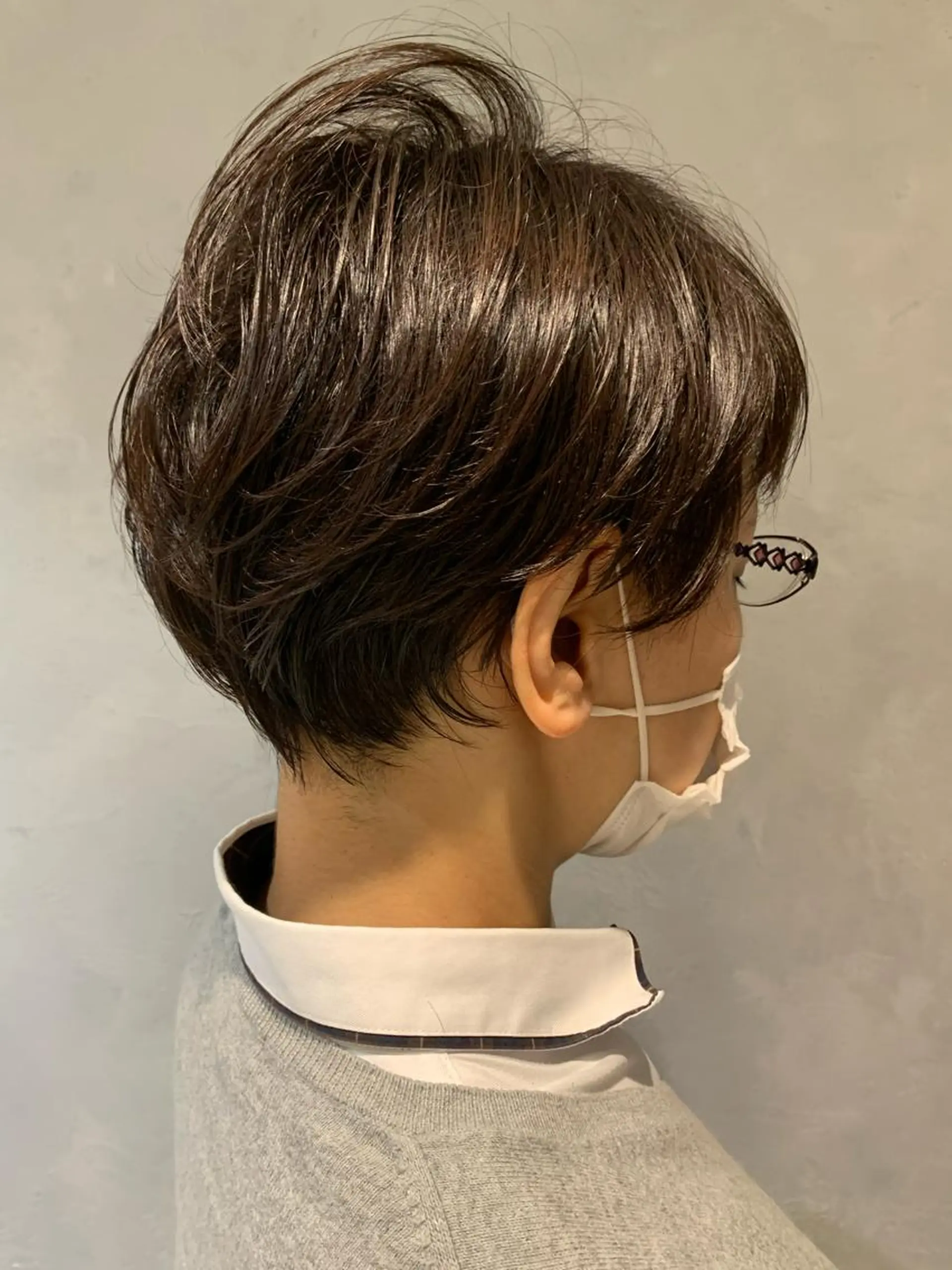 ショート 髪質改善ストレート アオヤギのヘアスタイル