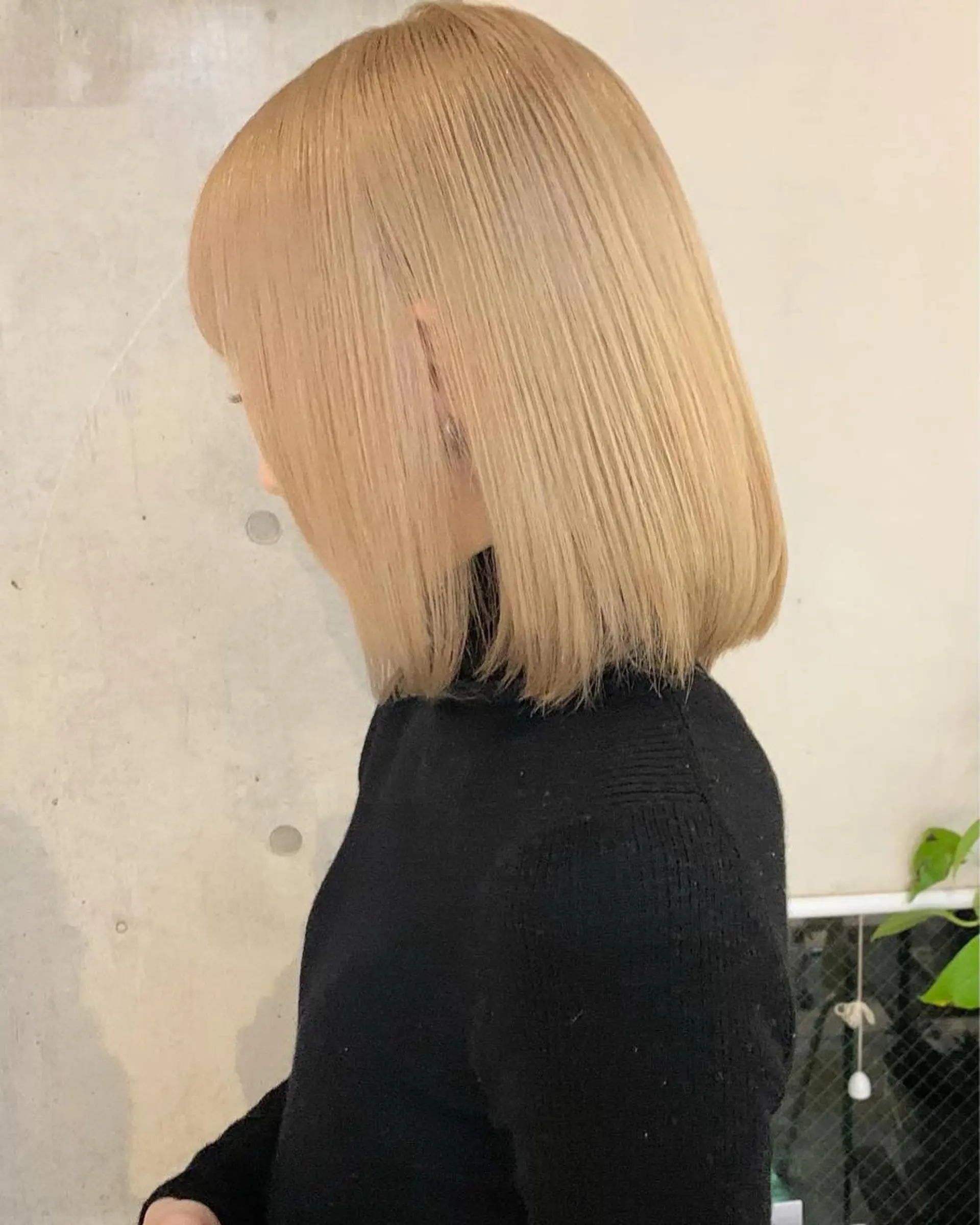 ミディアム カラー 渋谷ブリーチカラー 韓国ヘアyuikoのヘアスタイル