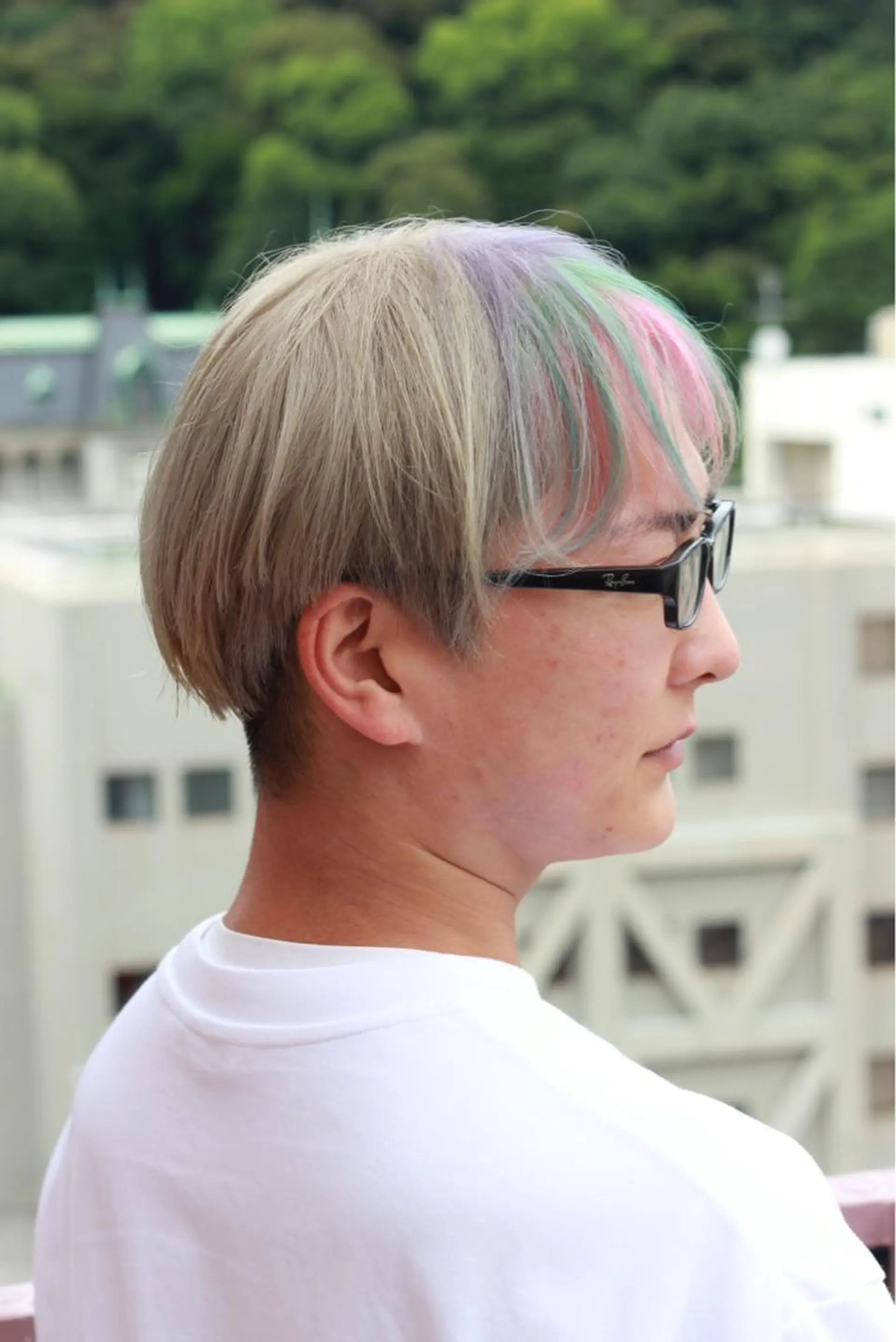 ショート カラー ユニコーンカラー ヘアカラー Viage （ビアージュ）のヘアスタイル