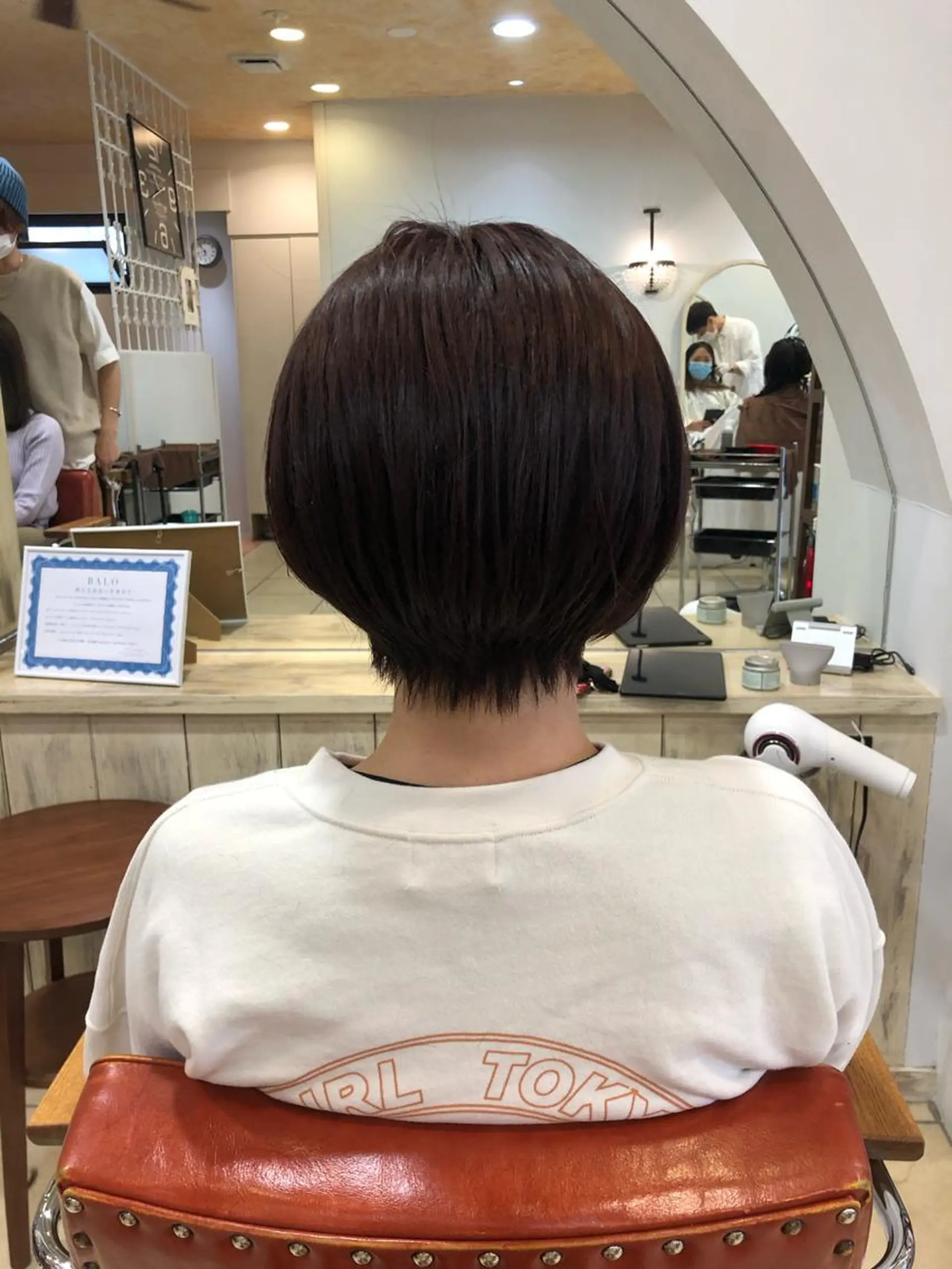 ショート カラー \脱・うねり& 広がり/gite菊のヘアスタイル