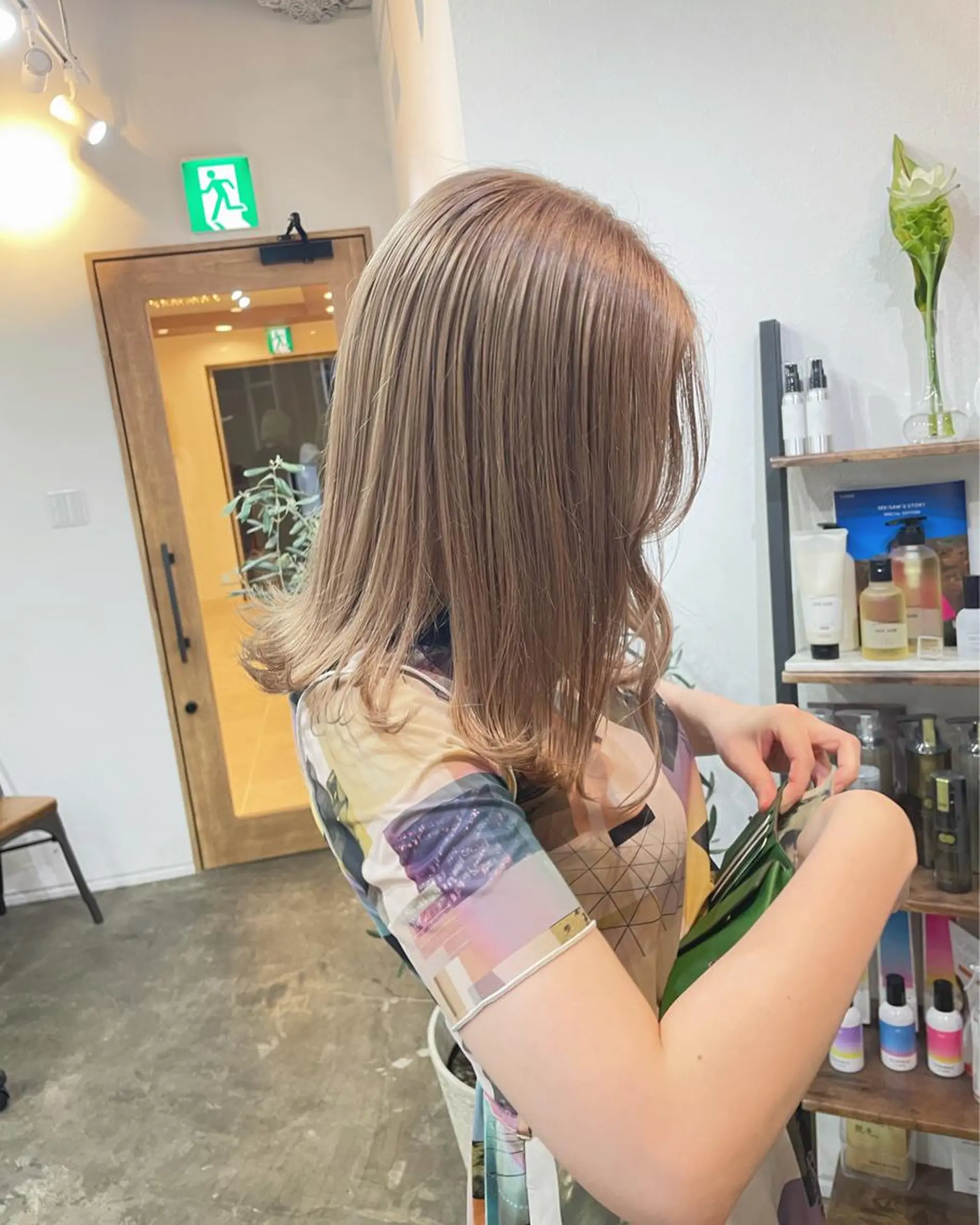 ミディアム カラーモデル募集 吉原佳穂💗のヘアスタイル