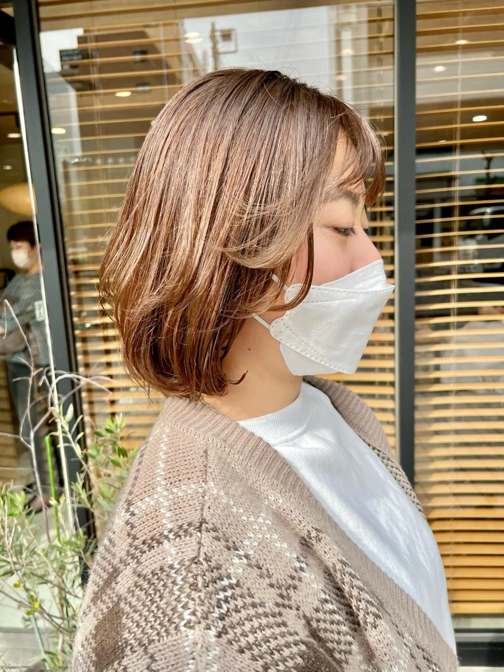 ショート カラー ブラウンカラー Oasisgarden所属・レイヤー/ブリーチ MOMOのヘアスタイル