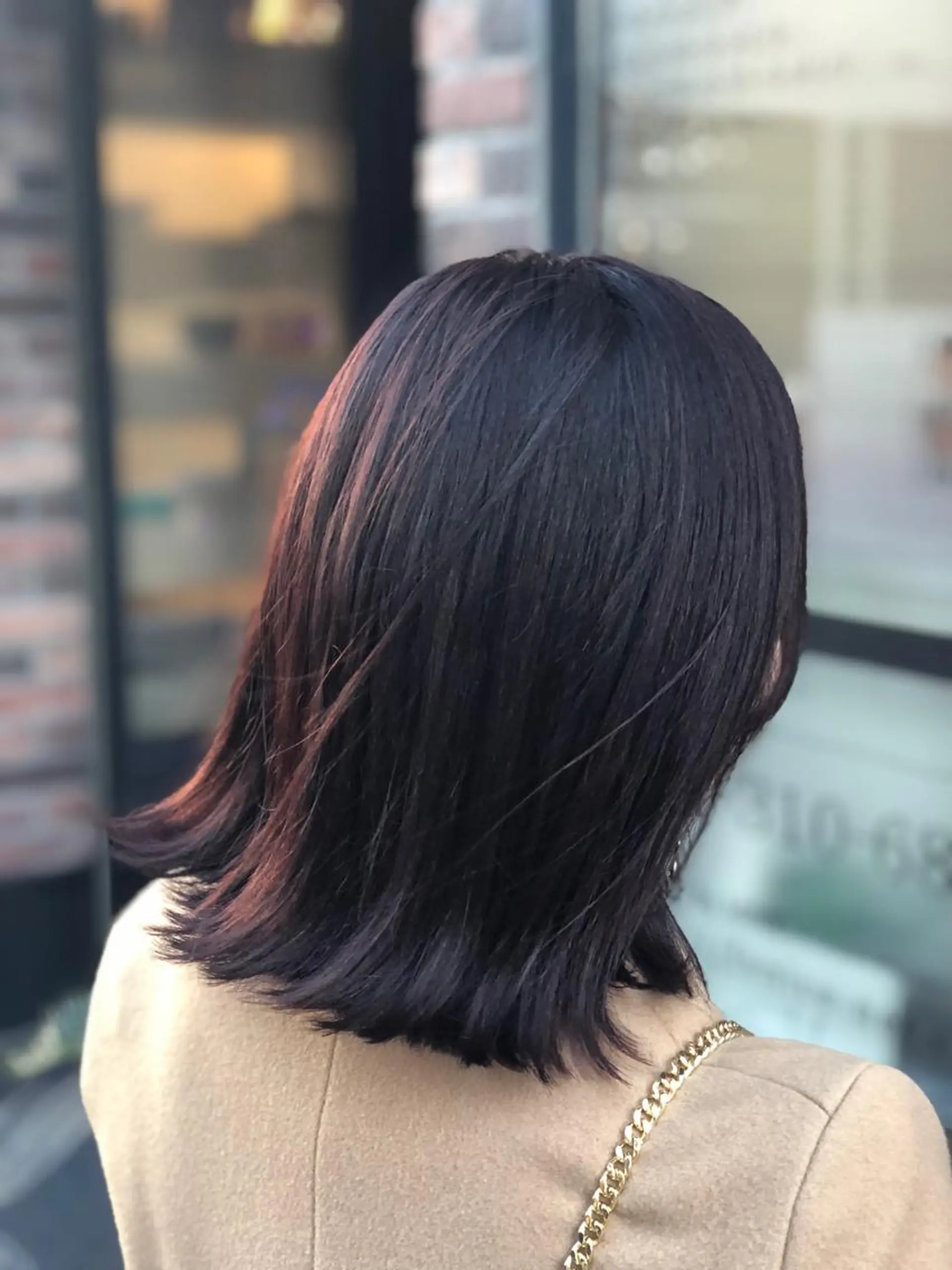 ミディアム カラー FENICE onthe beach所属・永井大樹✨ 透明感カラー✨のヘアスタイル