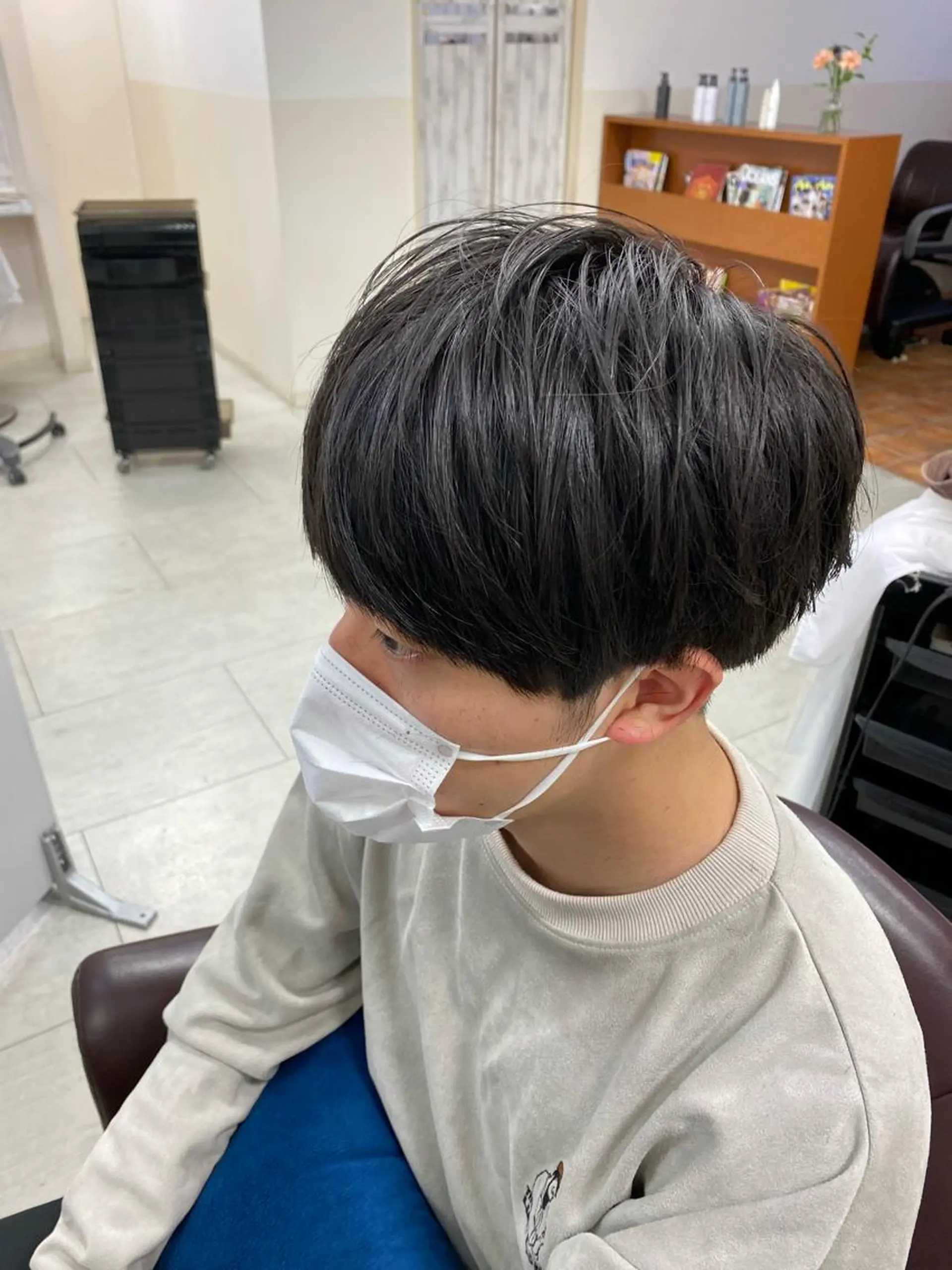 ショート メンズ マッシュ 刈り上げ カット メンズパーマの達人 /タカシマ　ダイスケのヘアスタイル