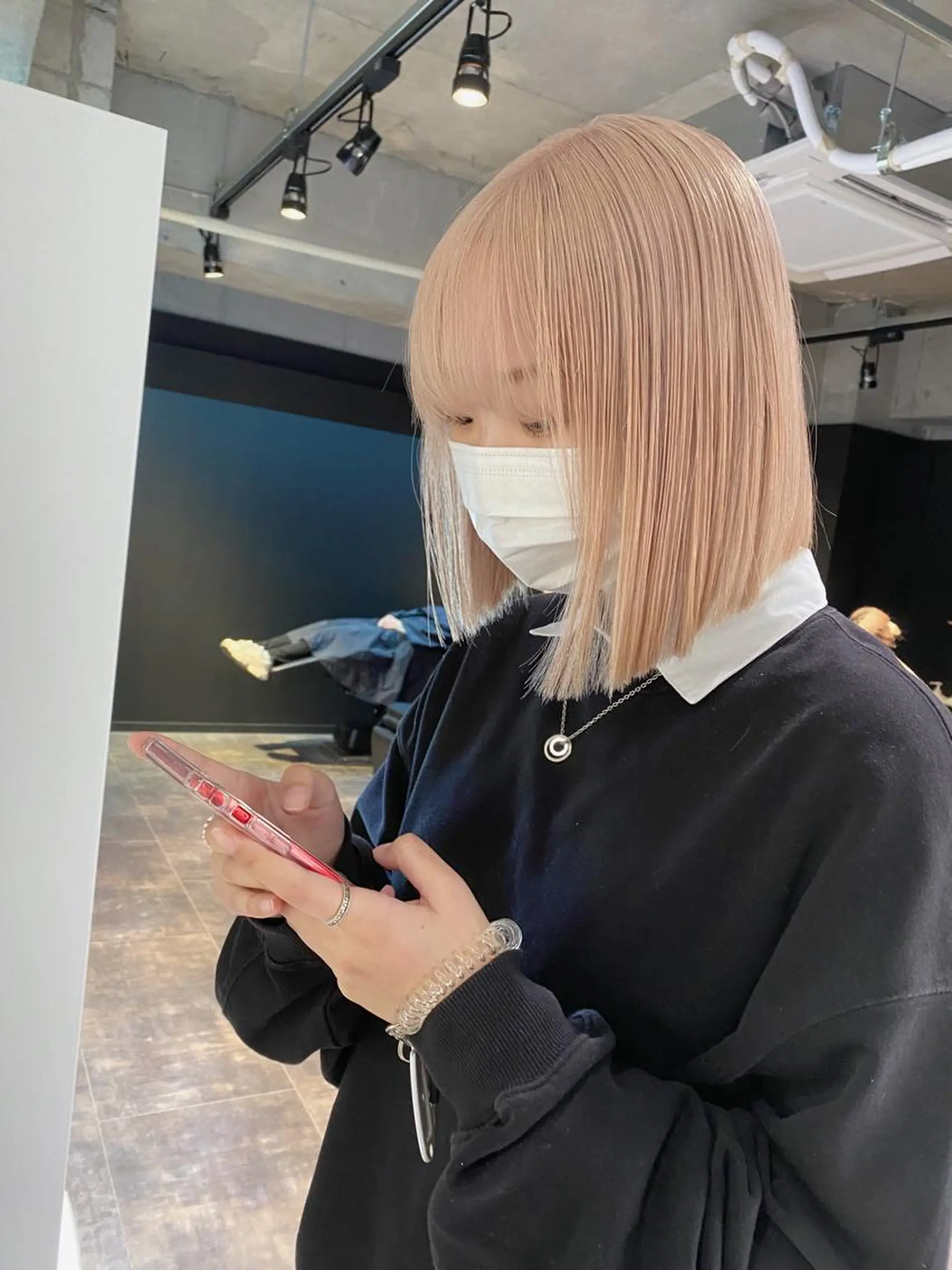 ショート カラー ヘアカラー トリートメント esu天満所属・esu 天満のヘアスタイル