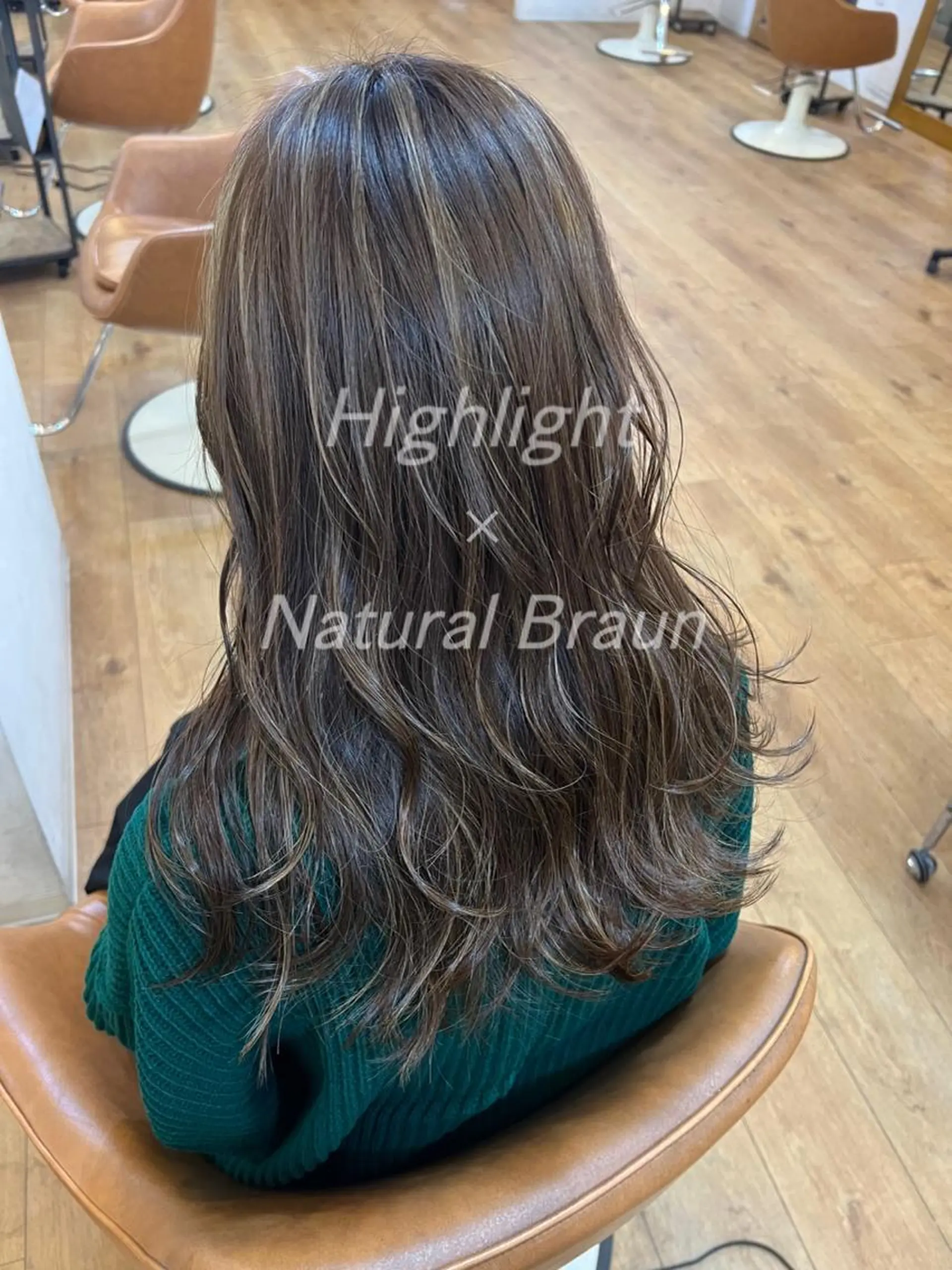 ロング ハイライト カット ヘアカラー トリートメント 艶ハイトーン🔆 ️️️安座間 希のヘアスタイル